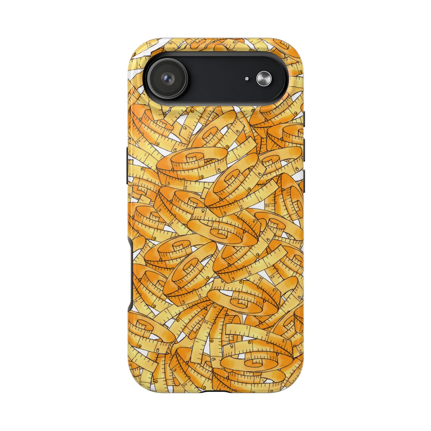Tape Storm White / Yellow Phone Case