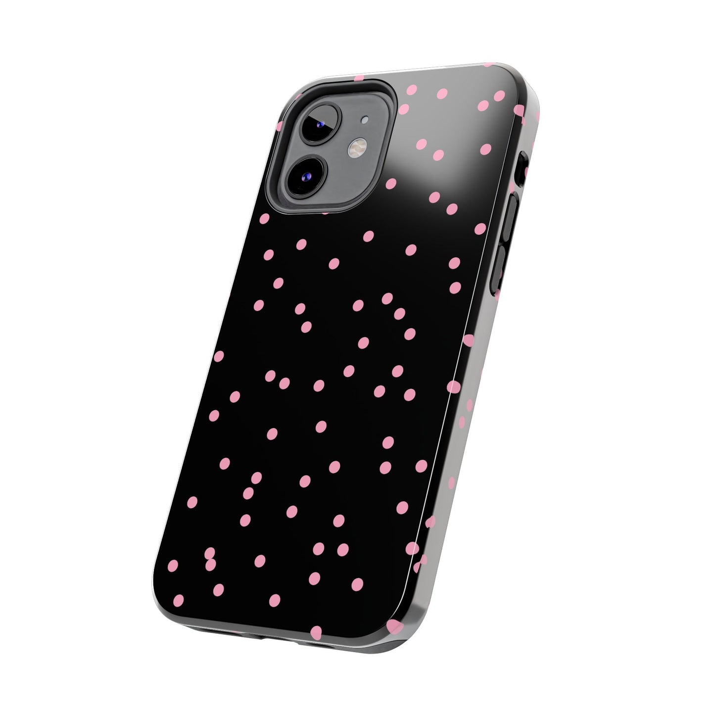 Space Dots Black / Pink Phone Case