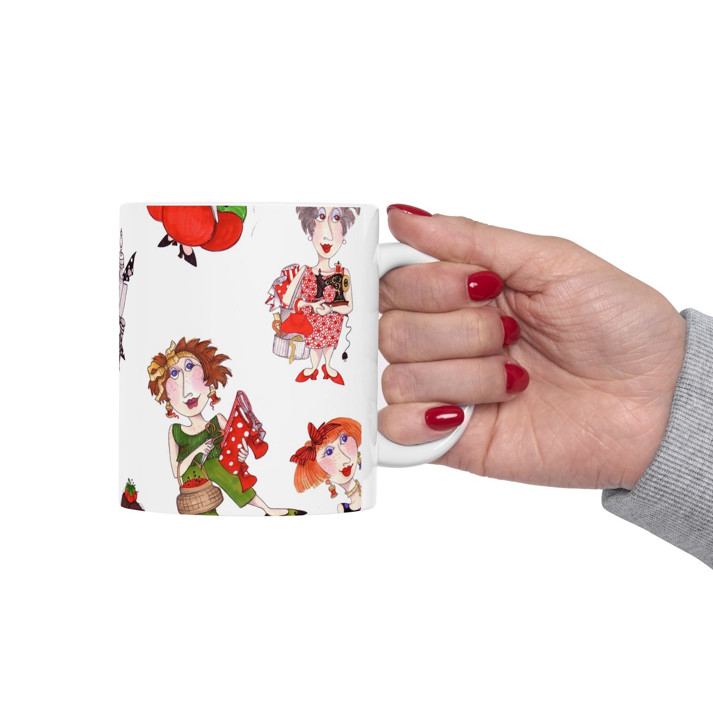 Sewphisticates White Cup