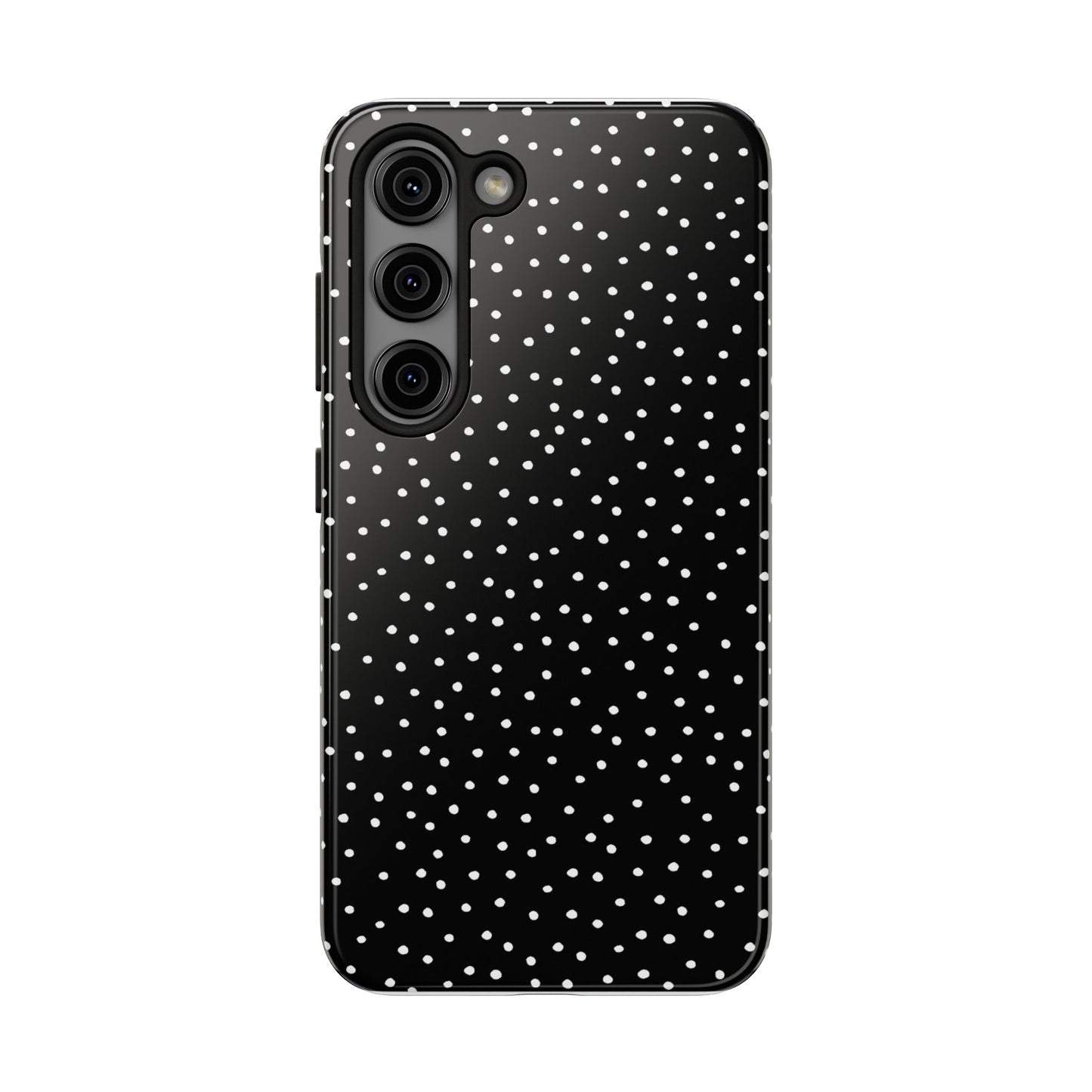 Dinky Dots Black / White Phone Case