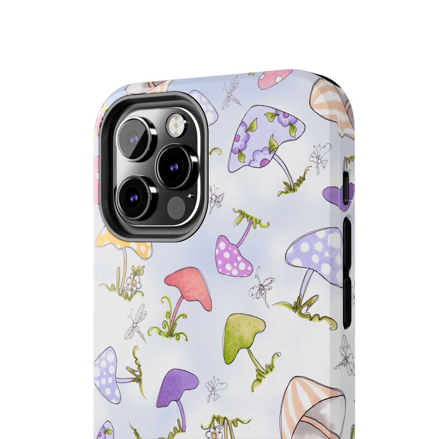 Mushroom Toss Blue Phone Case