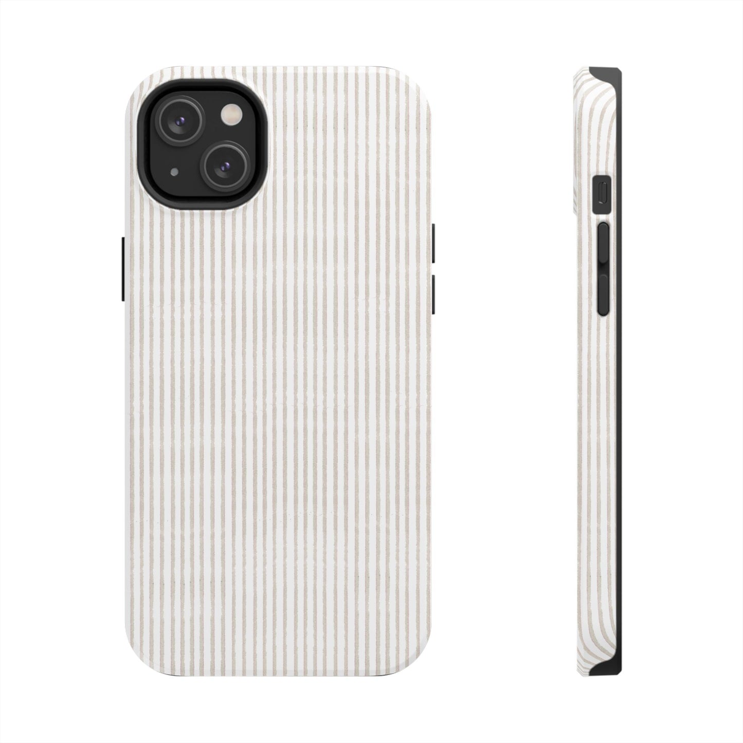 Stripe White / Gray Phone Case