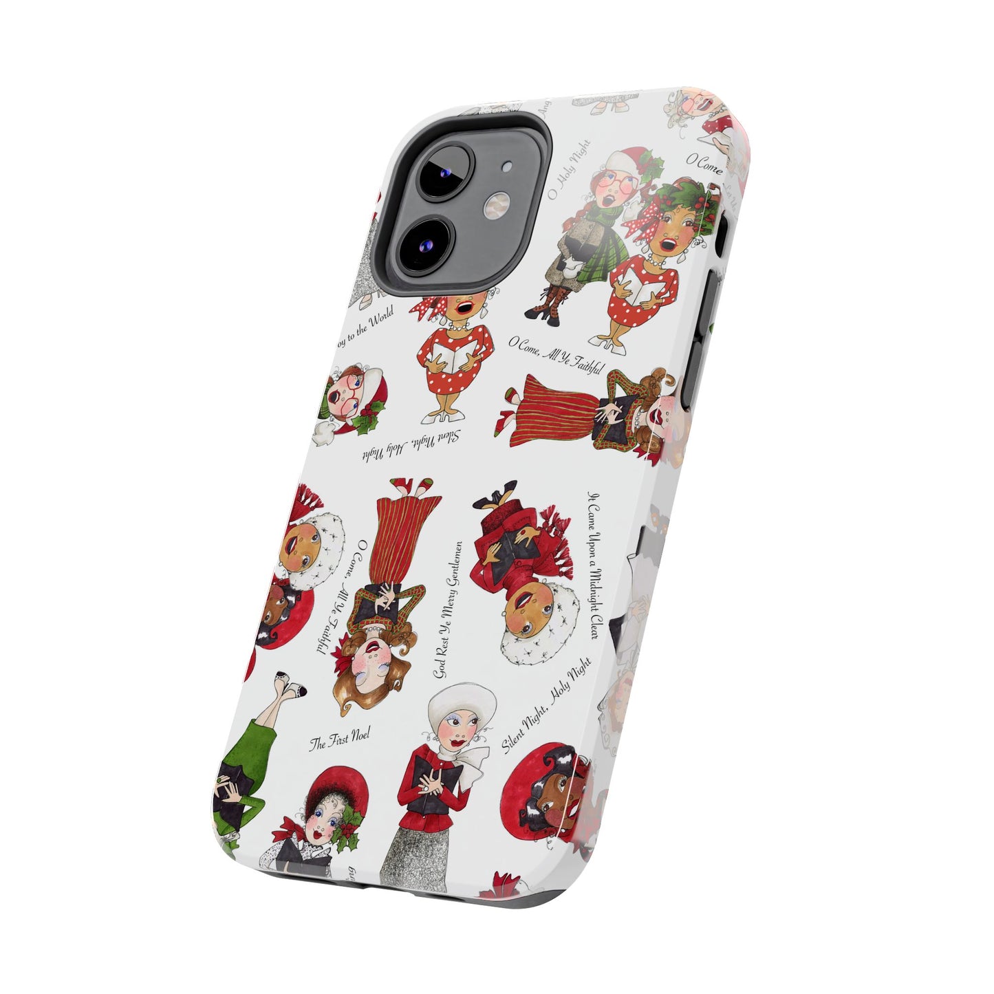 Tossed Carolers Phone Case