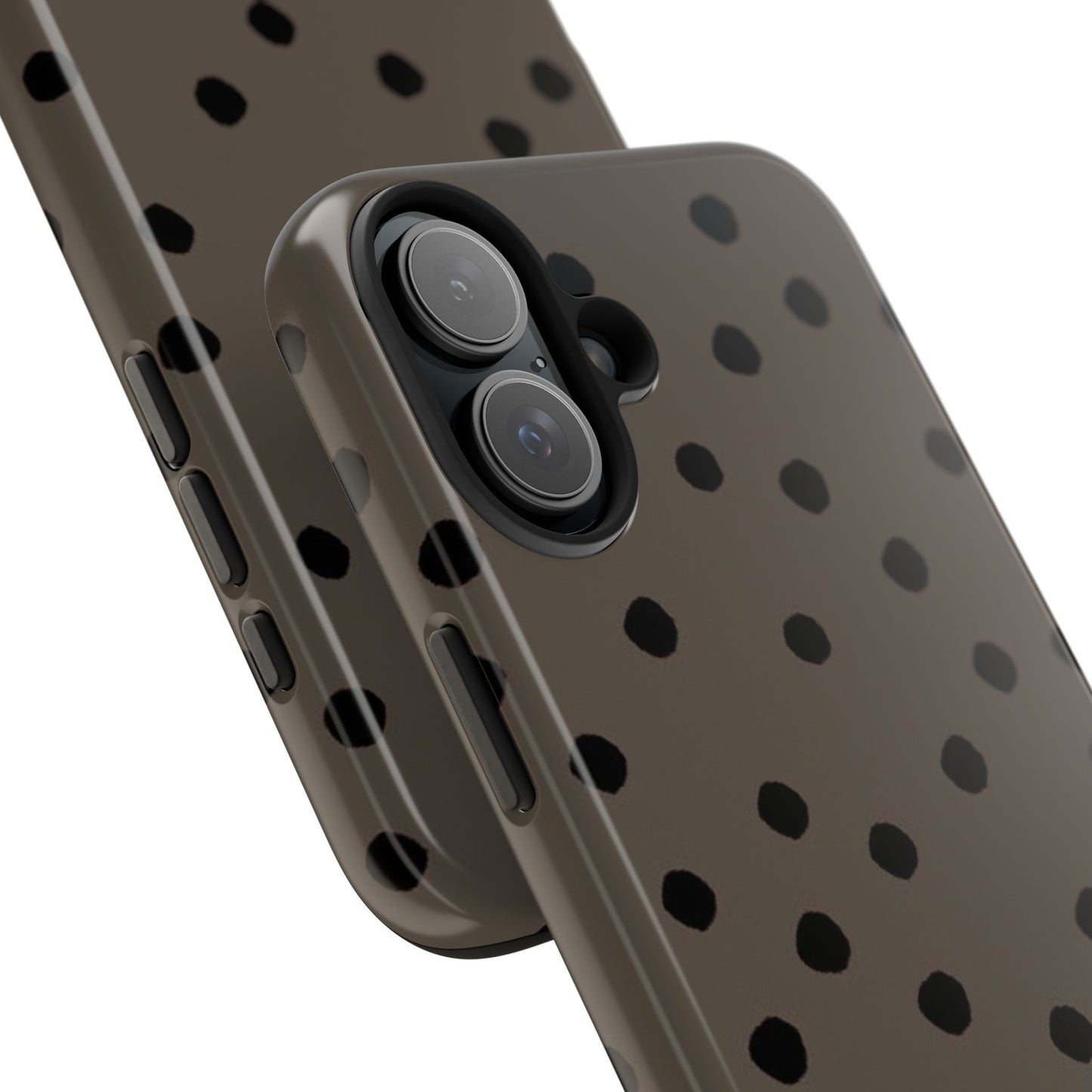 Dinky Dots Toast / Black Phone Case