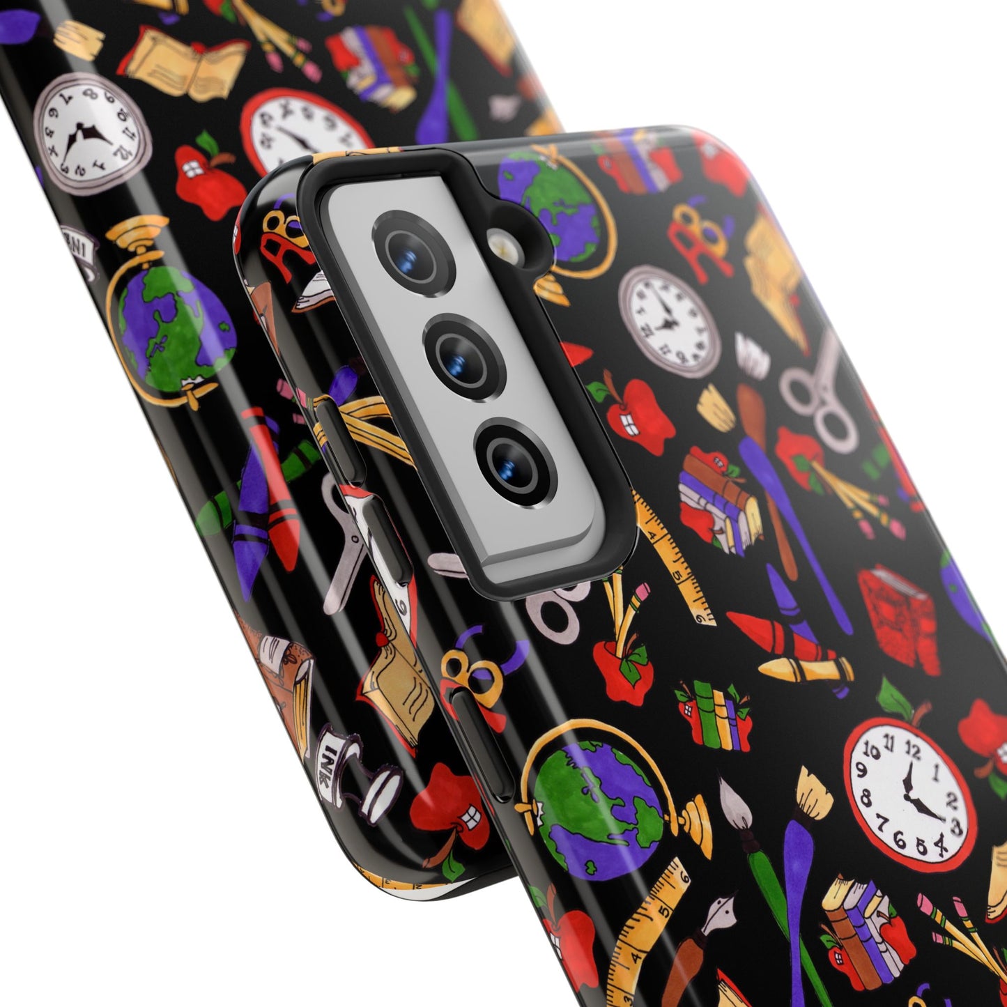 School Stuff Black Phone Case