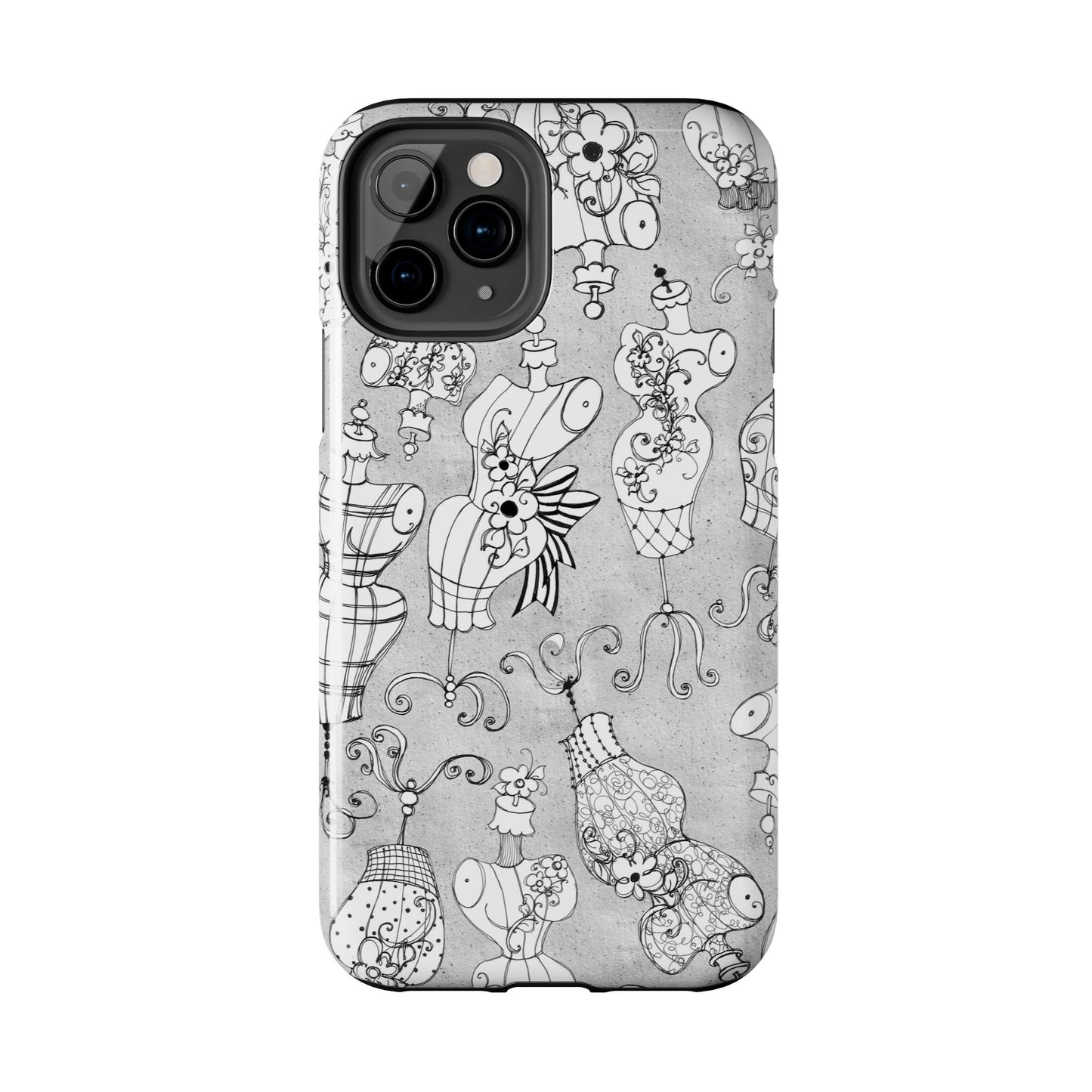 Mannequineque Silver Phone Case