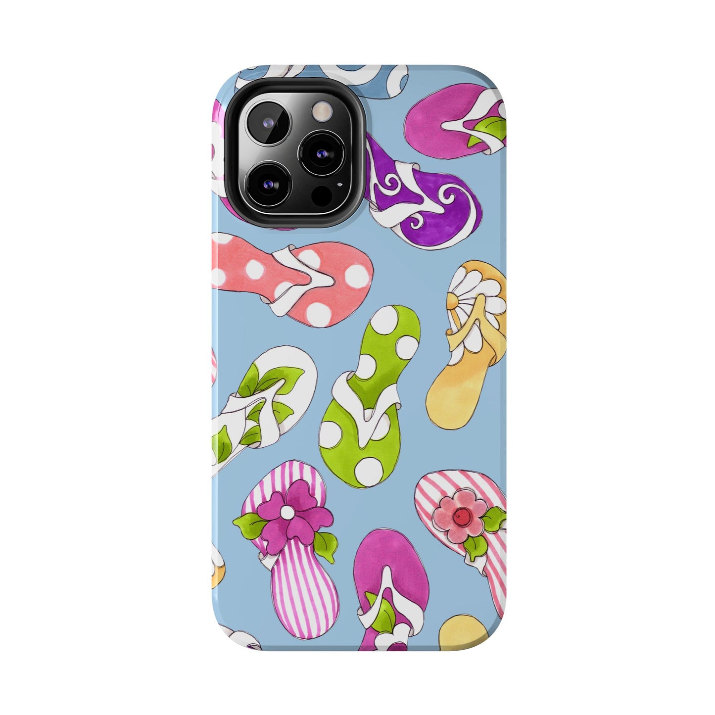 Flip Flops Blue Phone Case