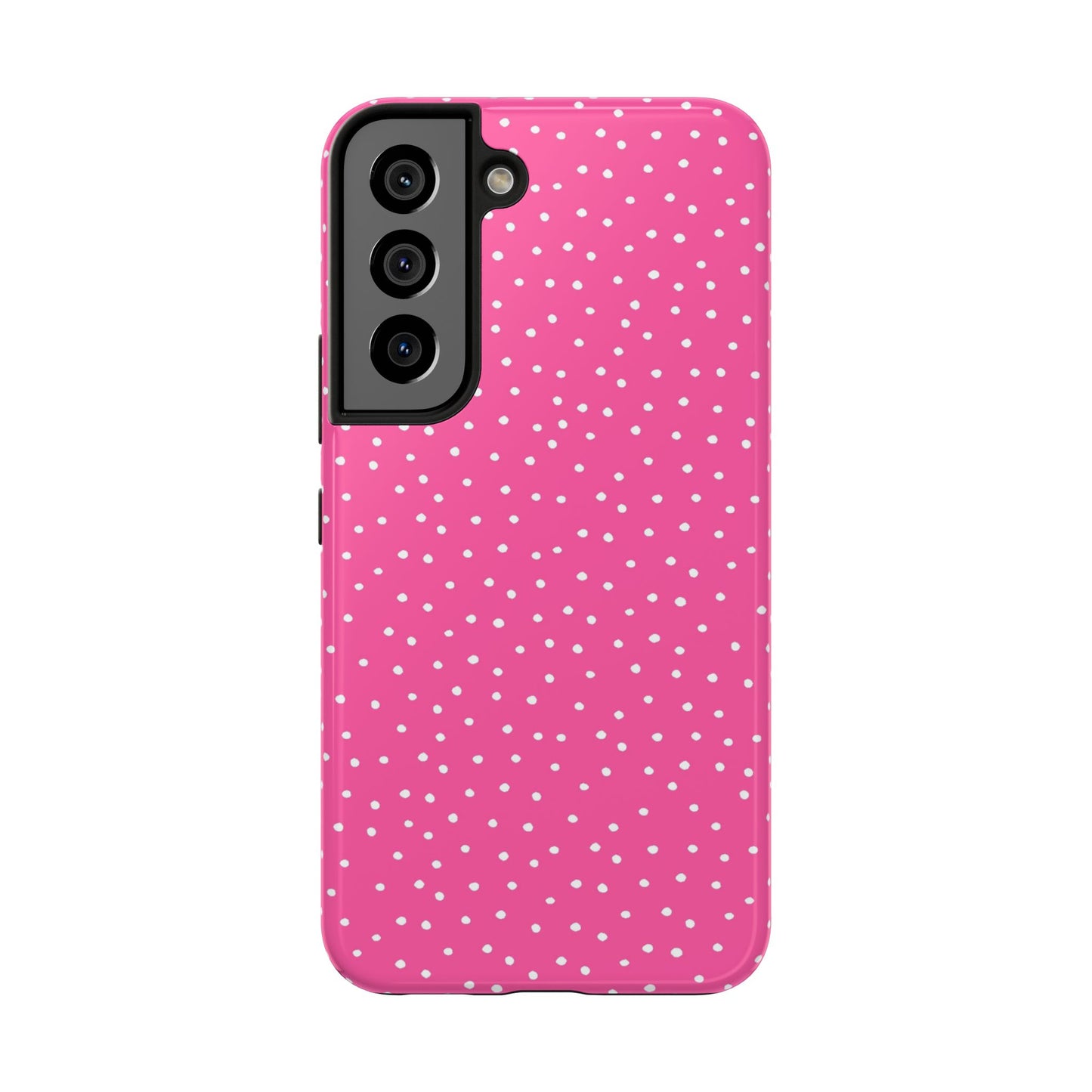 Dinky Dots Bright Pink / White Phone Case