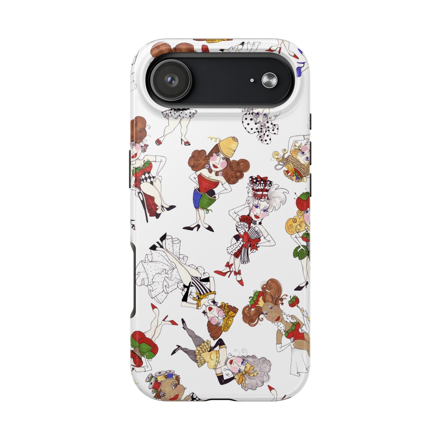 Sew Tossed White Phone Case
