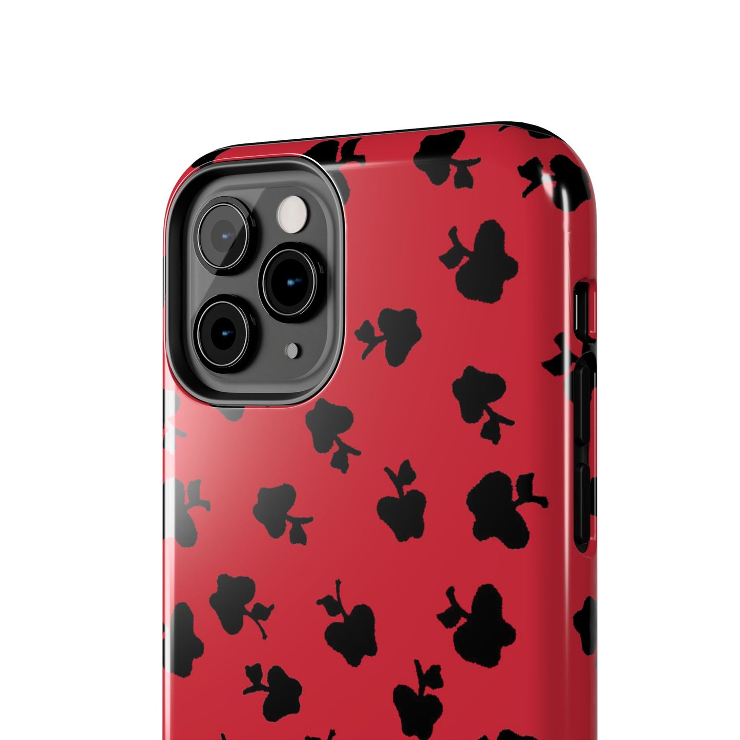 Happy Apples Red / Black Phone Case