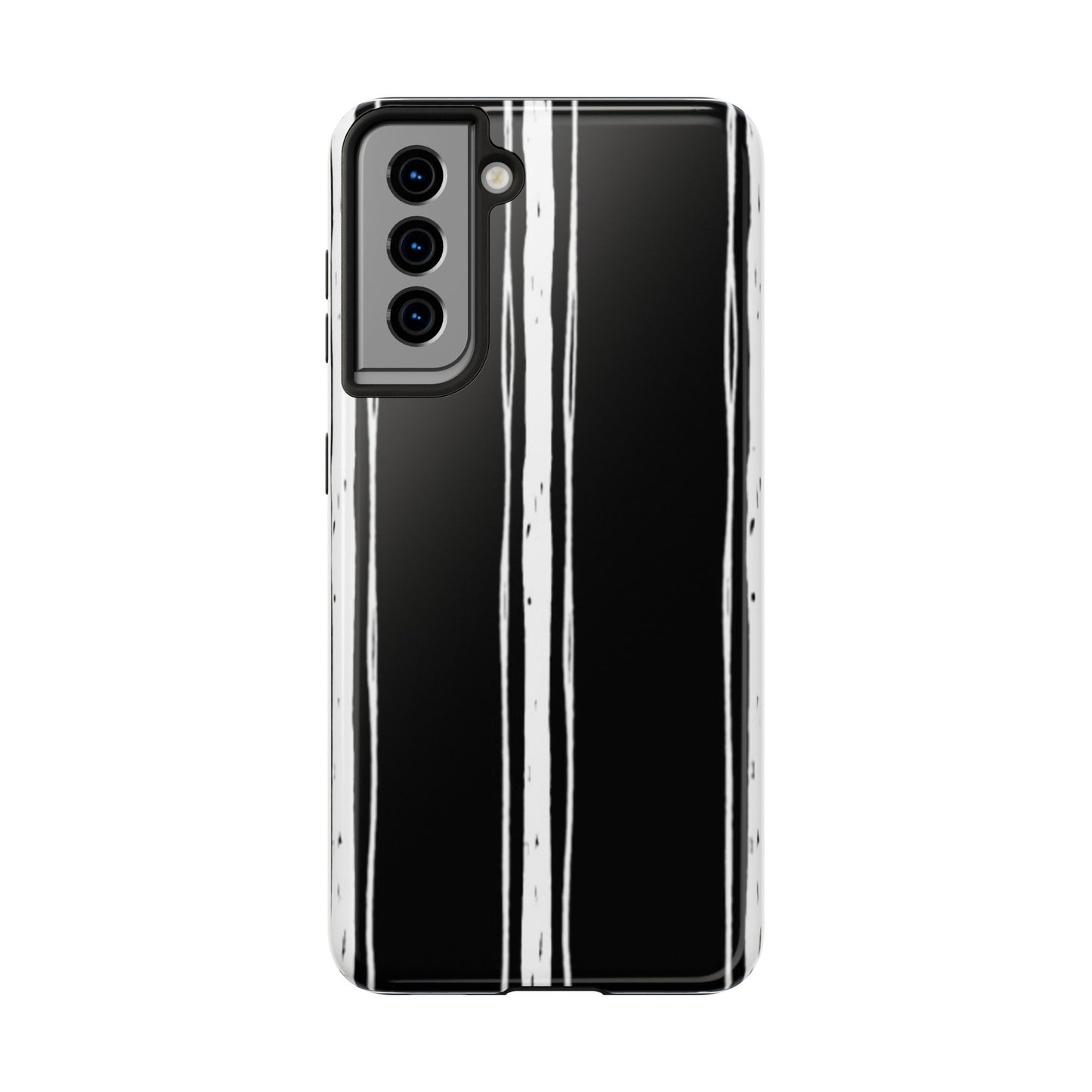 Black / White Stripe Phone Case