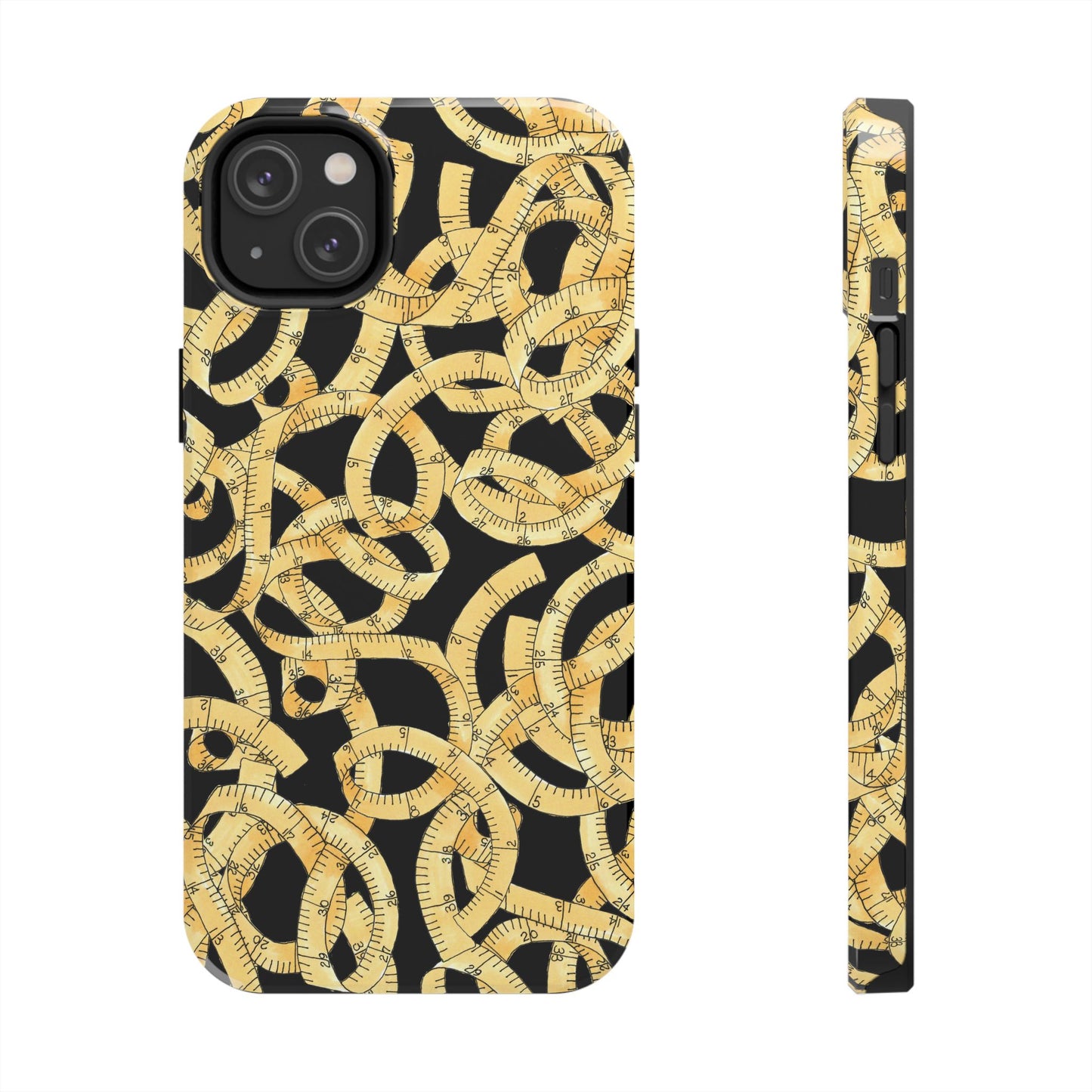 Tape Tangle Black Phone Case