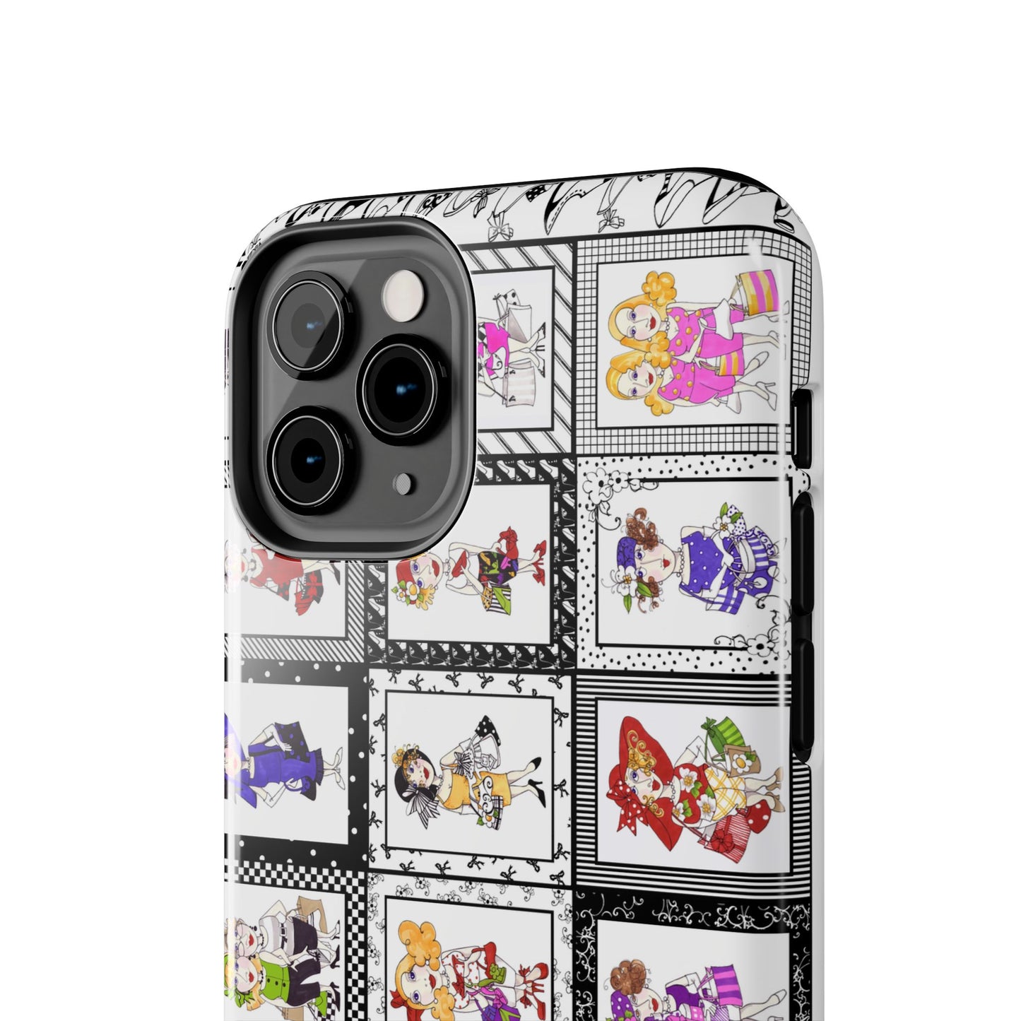 Gone Shopping White / Black Phone Case