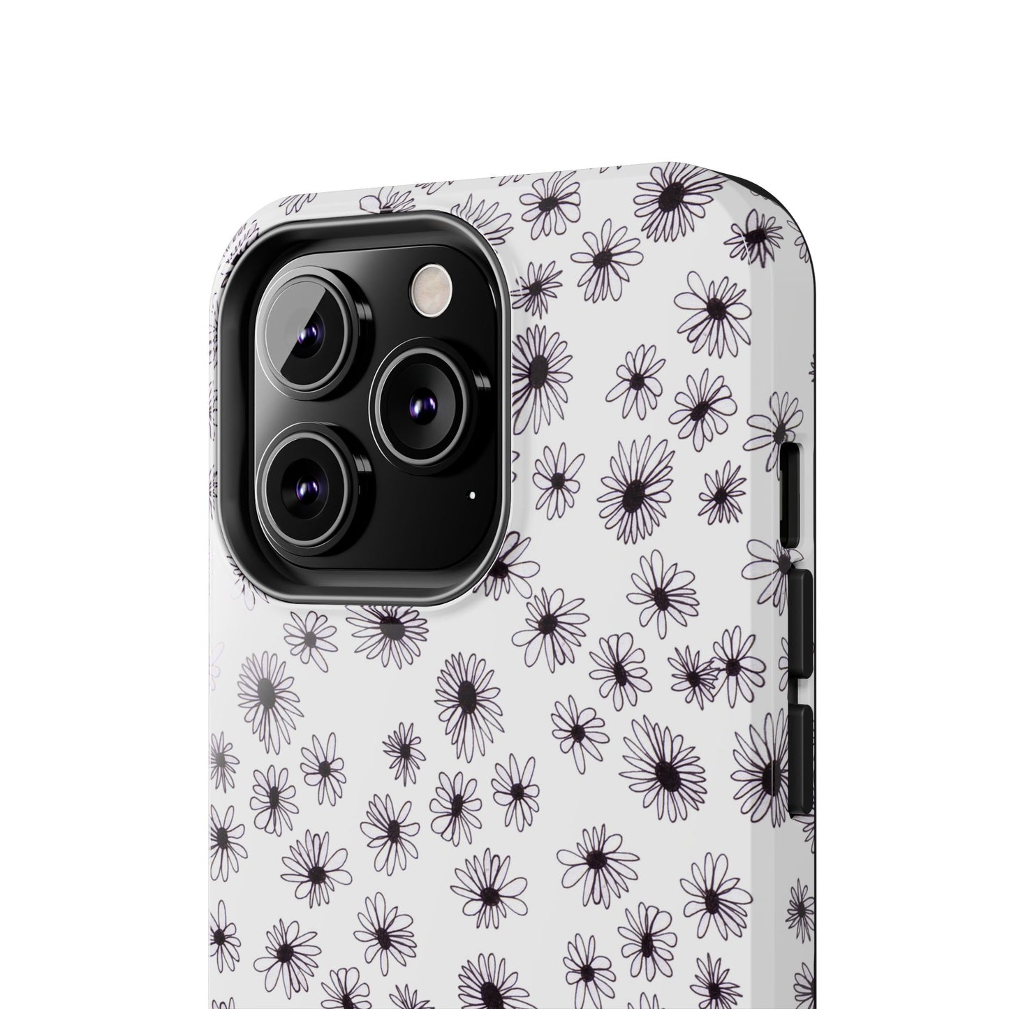 Random Daisy White / Black Phone Case