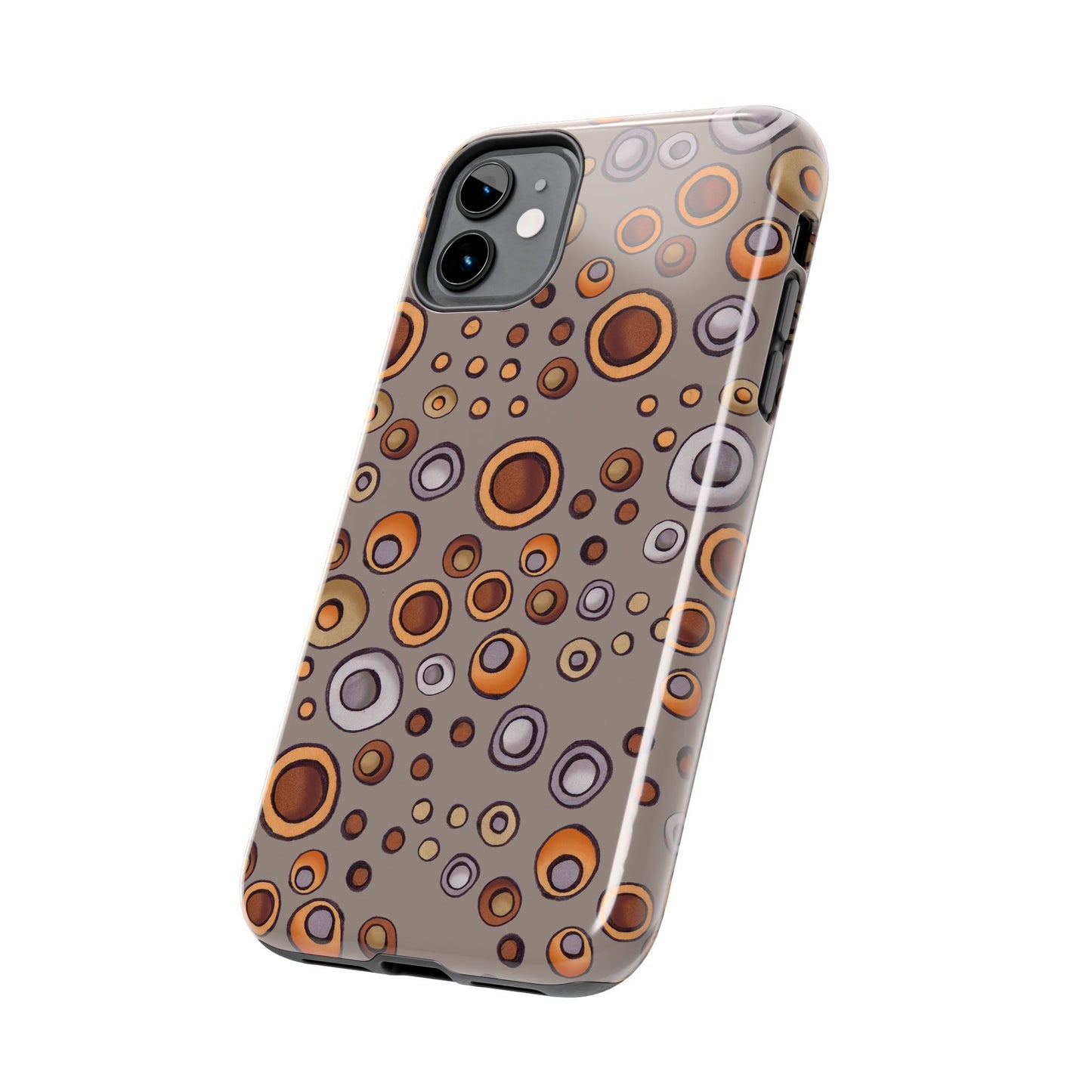 Doggy Dots Gray Phone Case