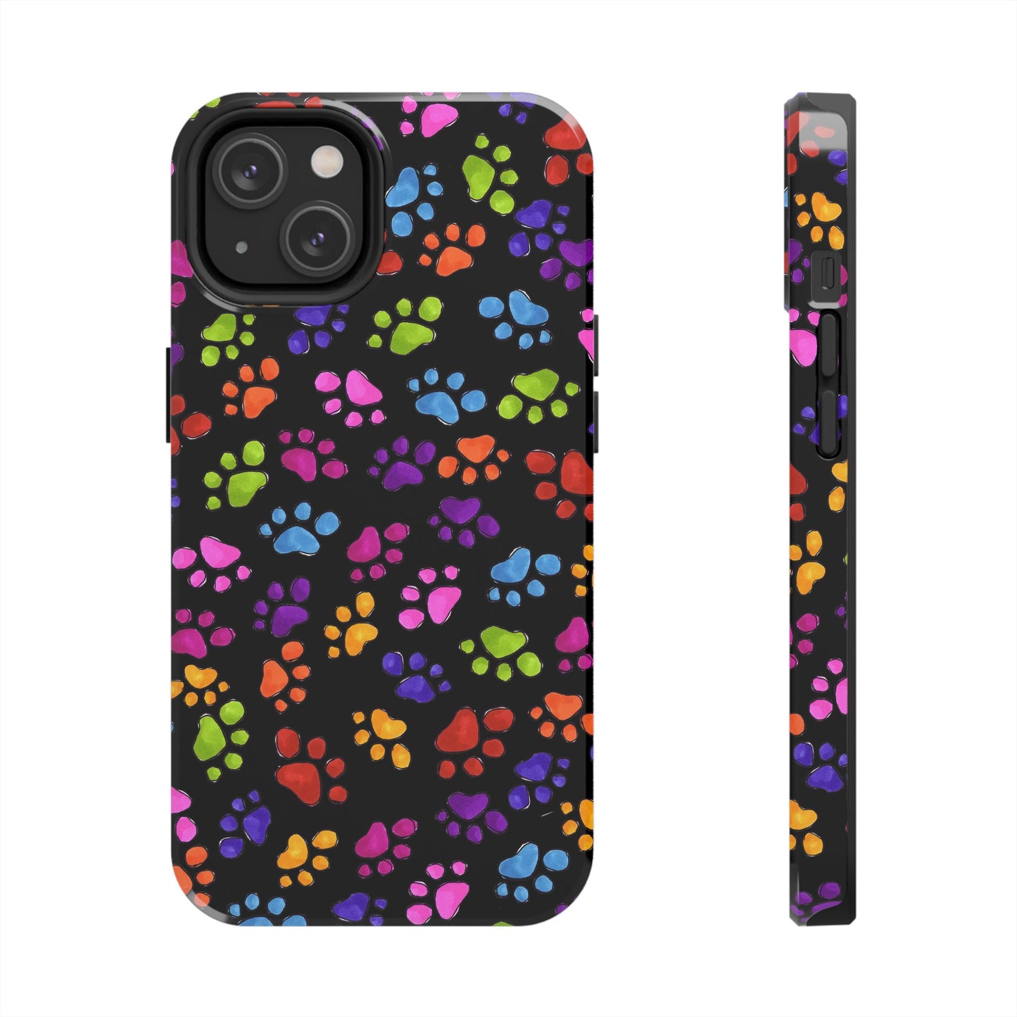 Fancy Paws Black Phone Case