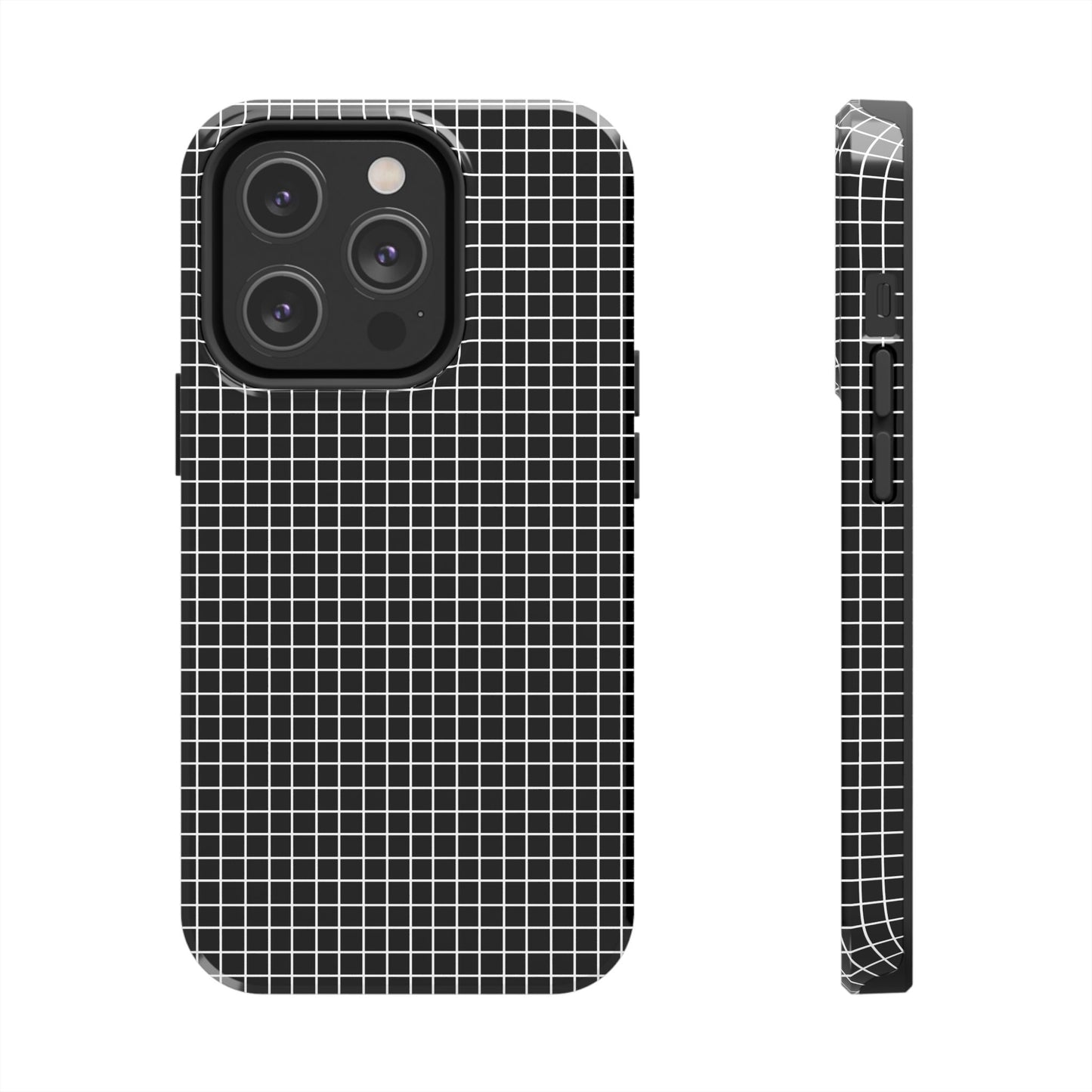Window Pane Black / White Phone Case