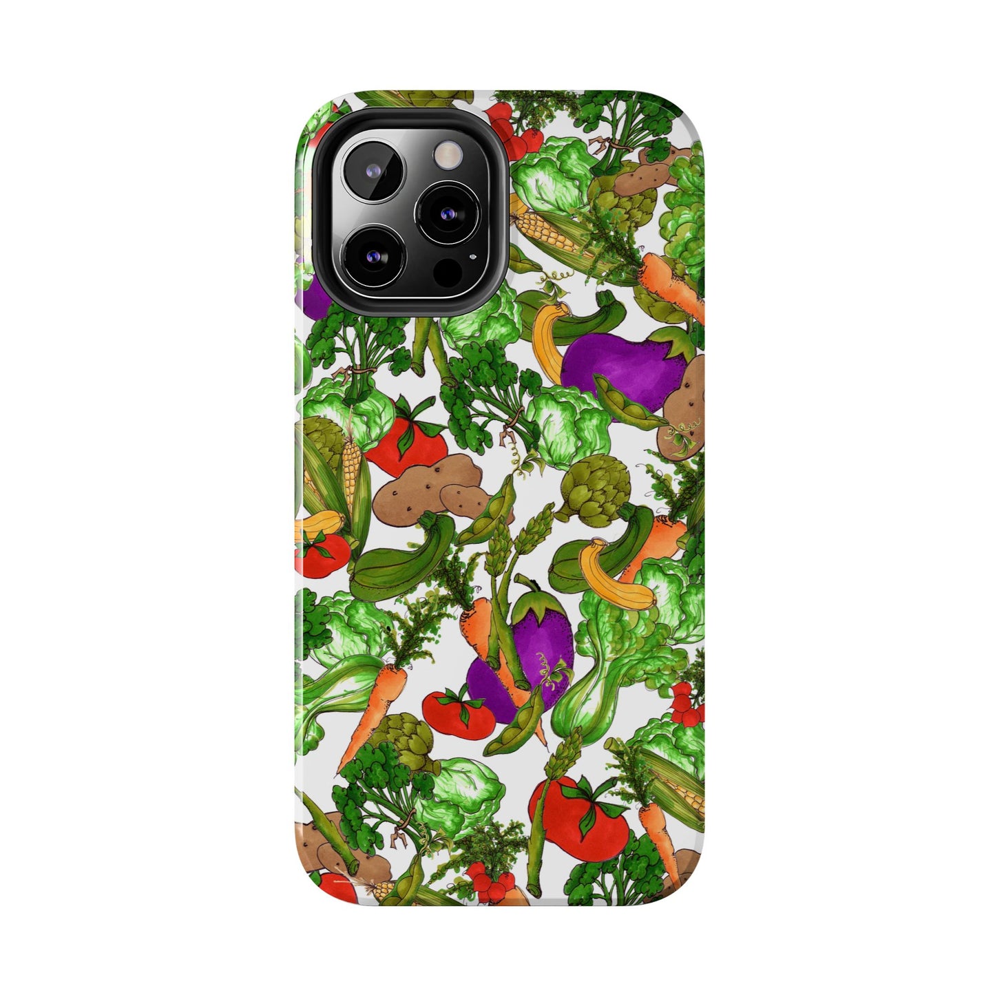 Veggie Jungle White Phone Case