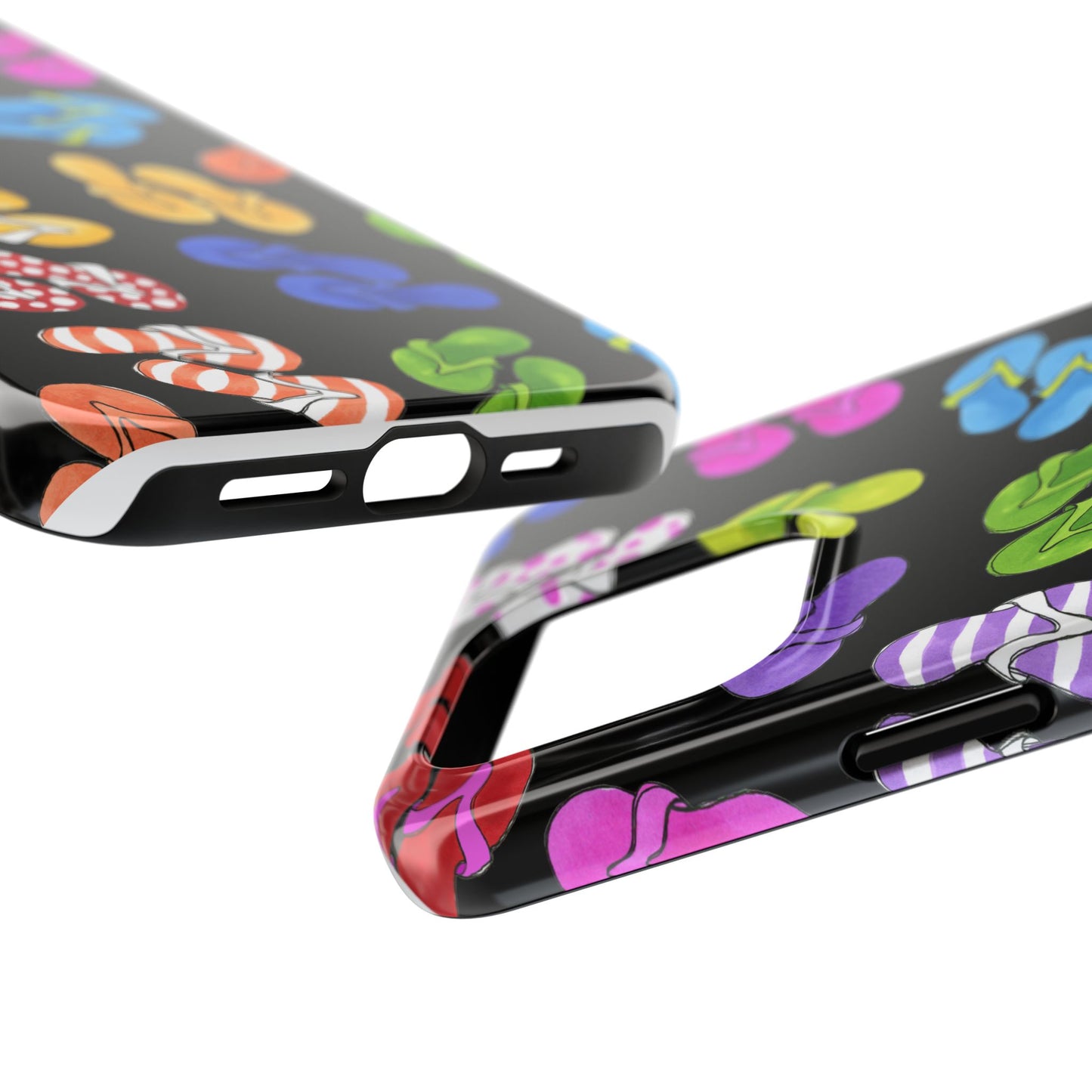 Fun Flops Black Phone Case