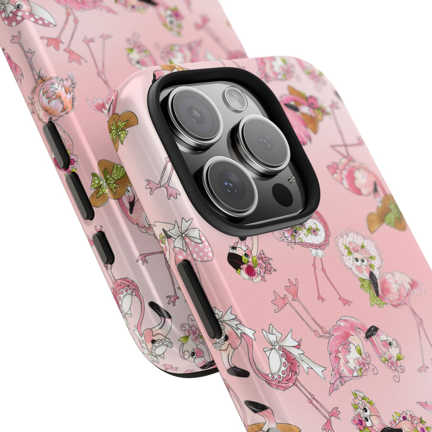 Tossed Flams Pink Phone Case