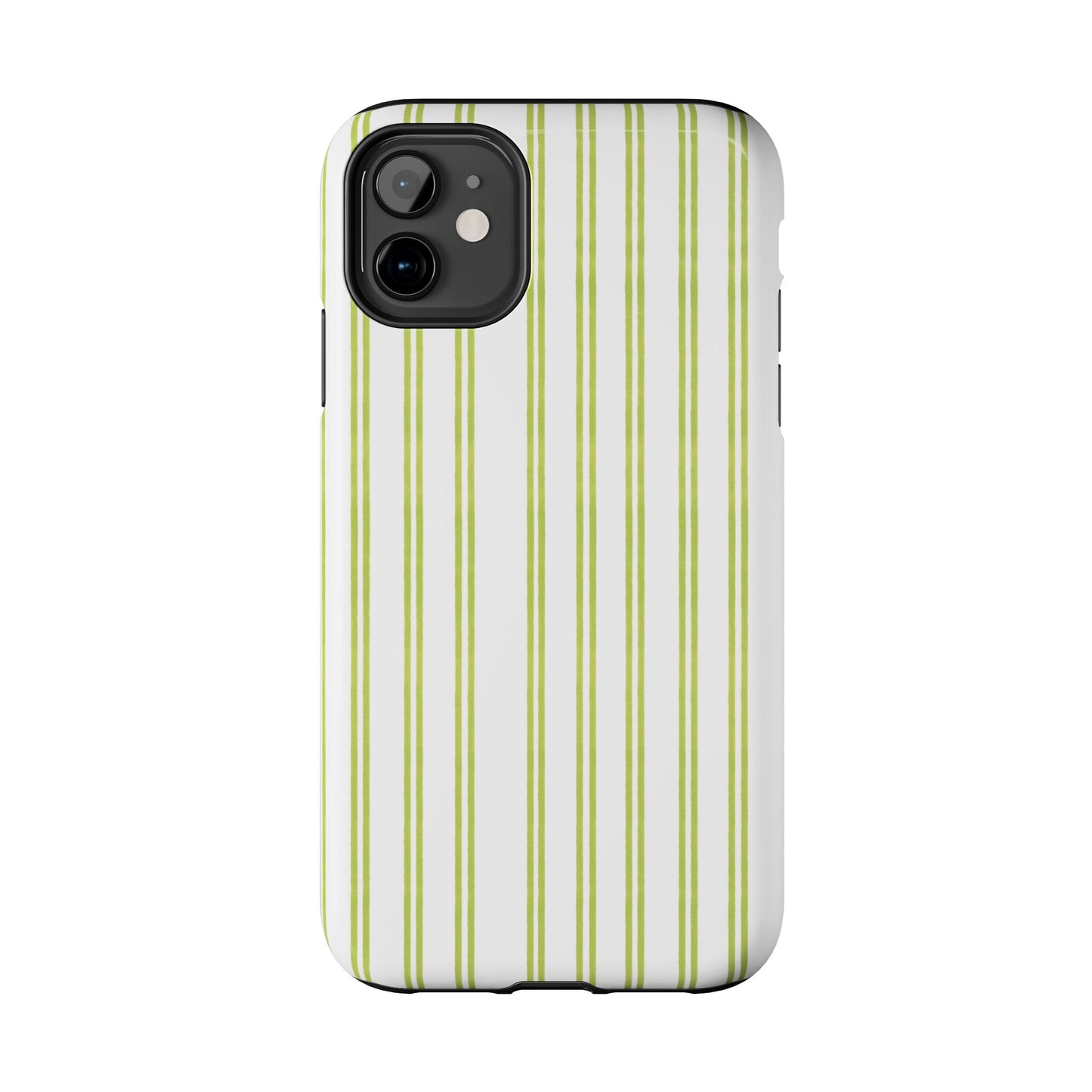 Green Double Stripe Phone Case