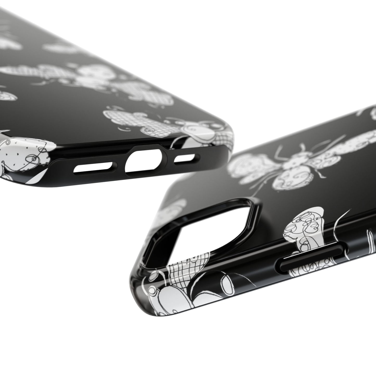 Busy Bee Black Phone Case