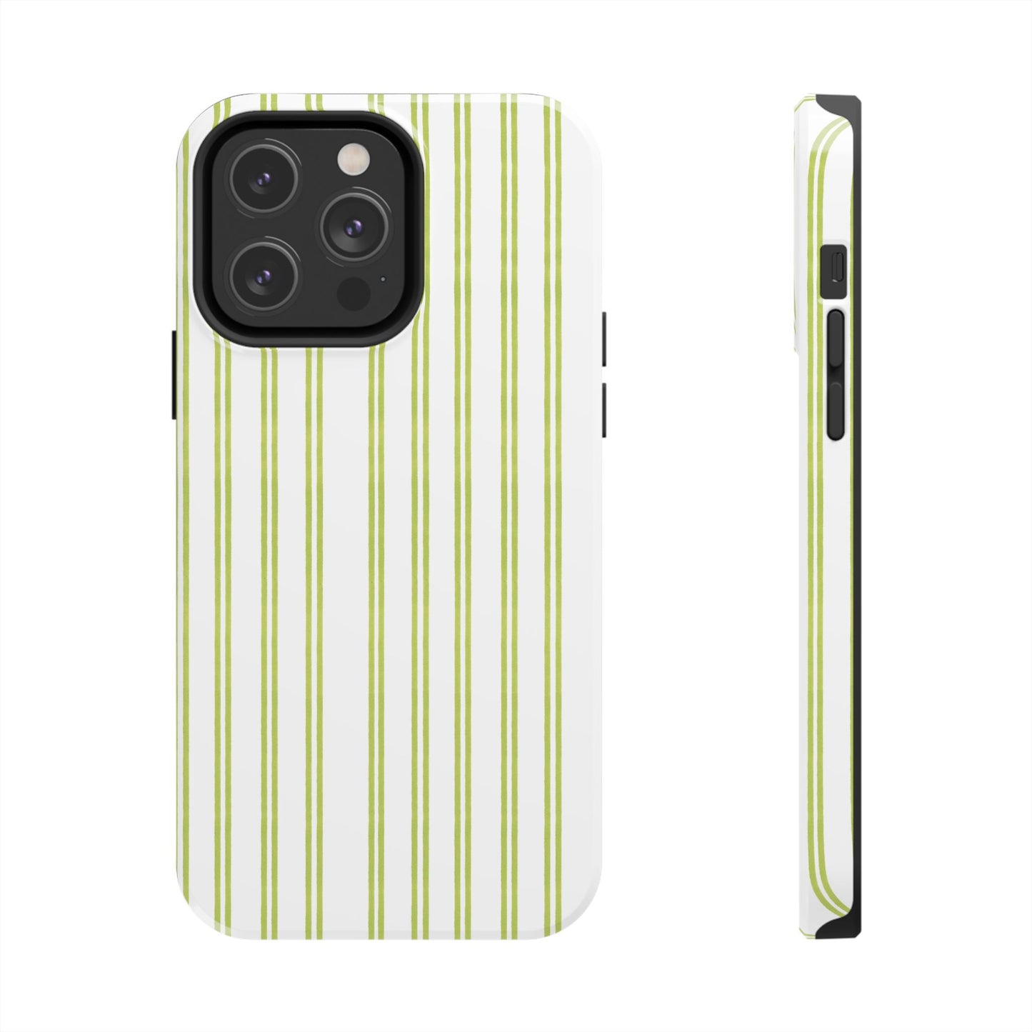 Green Double Stripe Phone Case