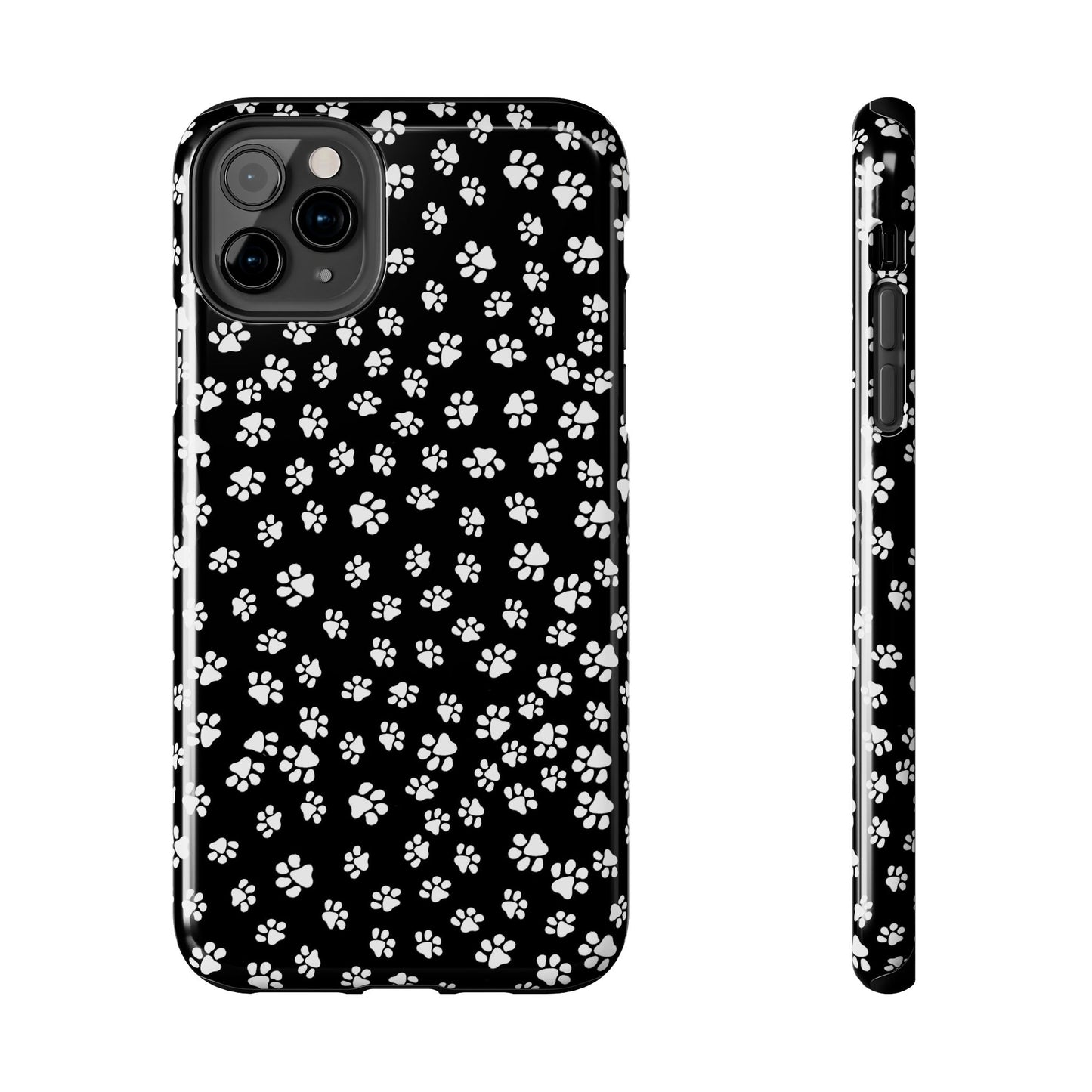 Little Paws Black / White Phone Case