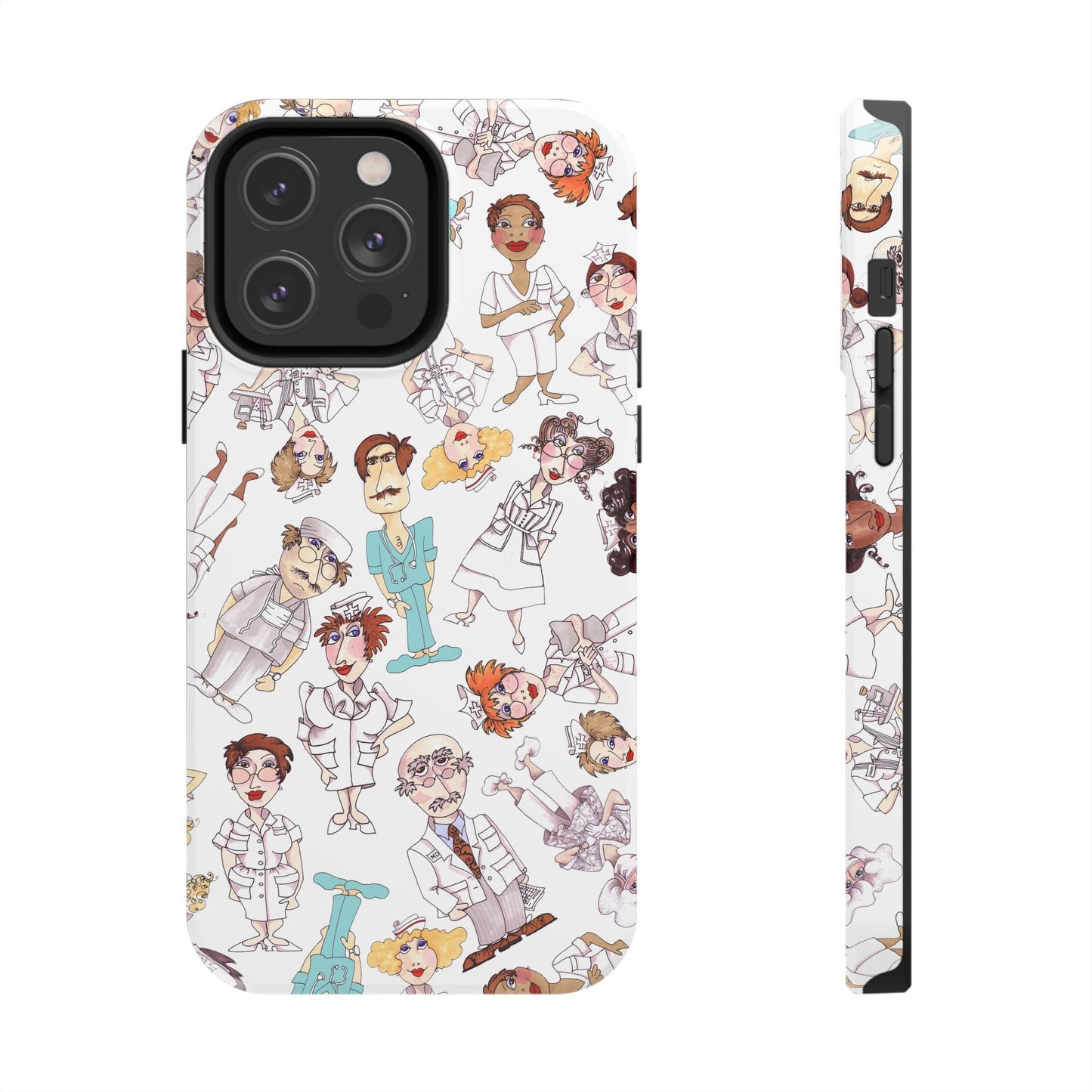 Happy Staff White Phone Case