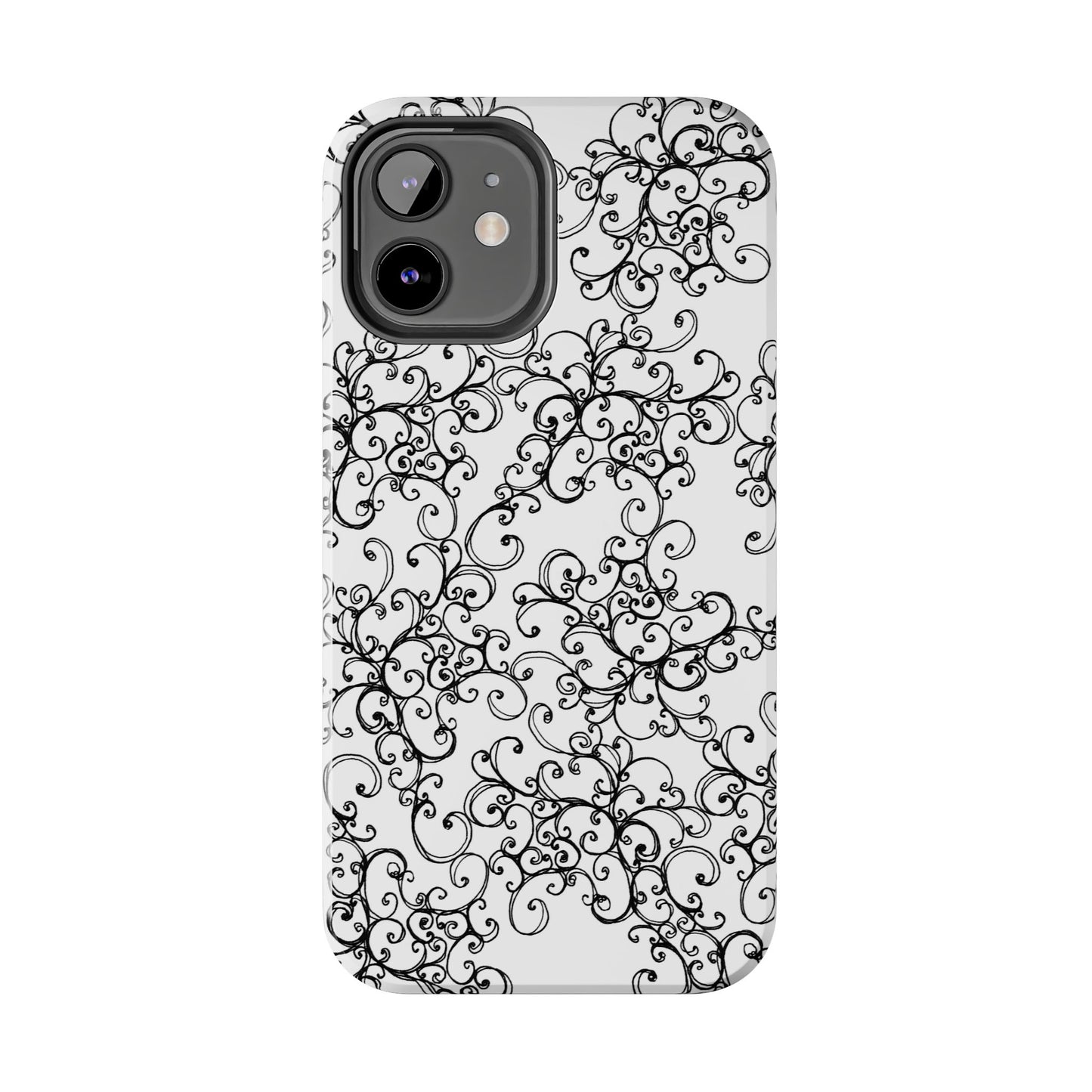Poodle Scroll Phone Case