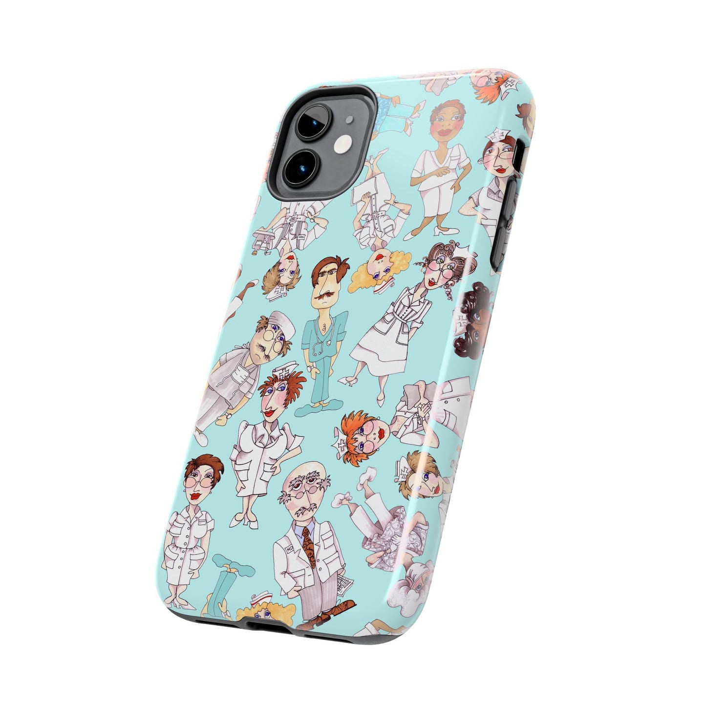 Happy Staff Aqua Phone Case