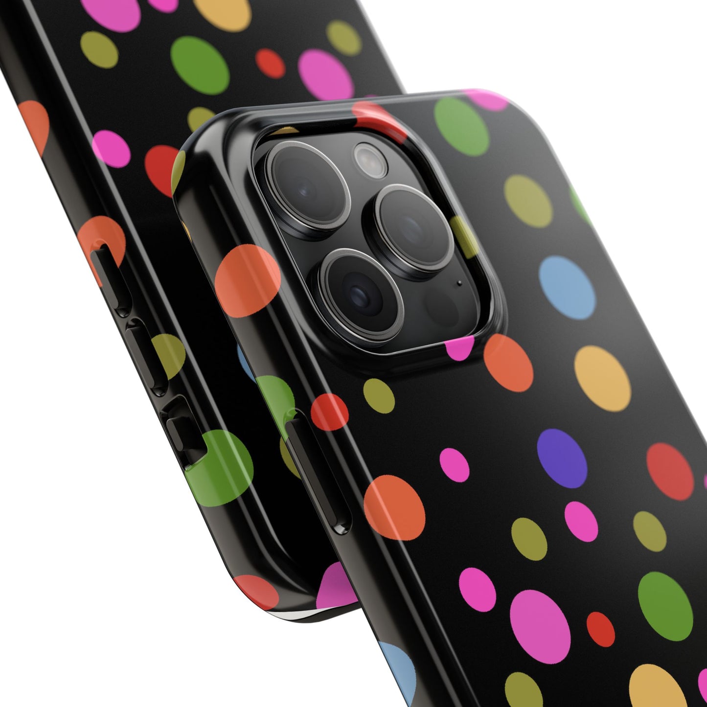 Dot Assortment Black Phone Case