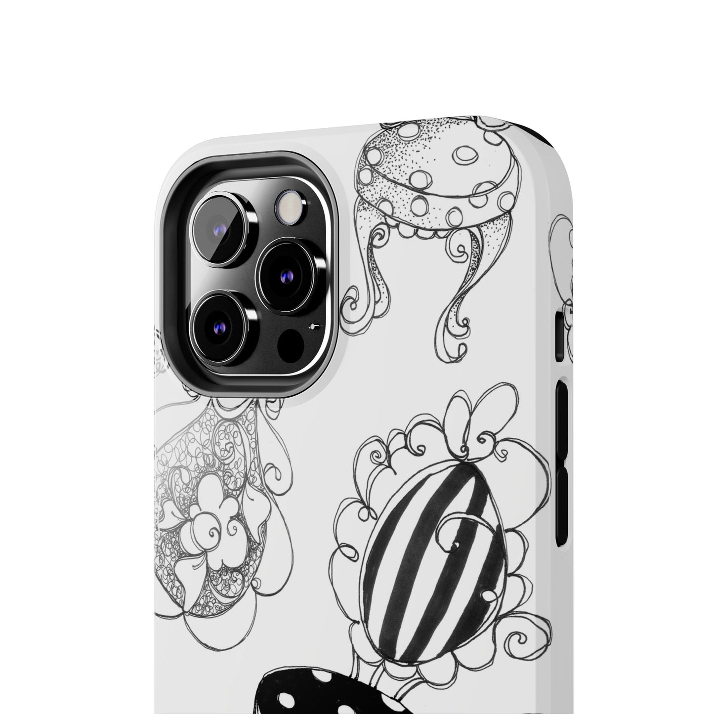 Bistro Chairs White Phone Case