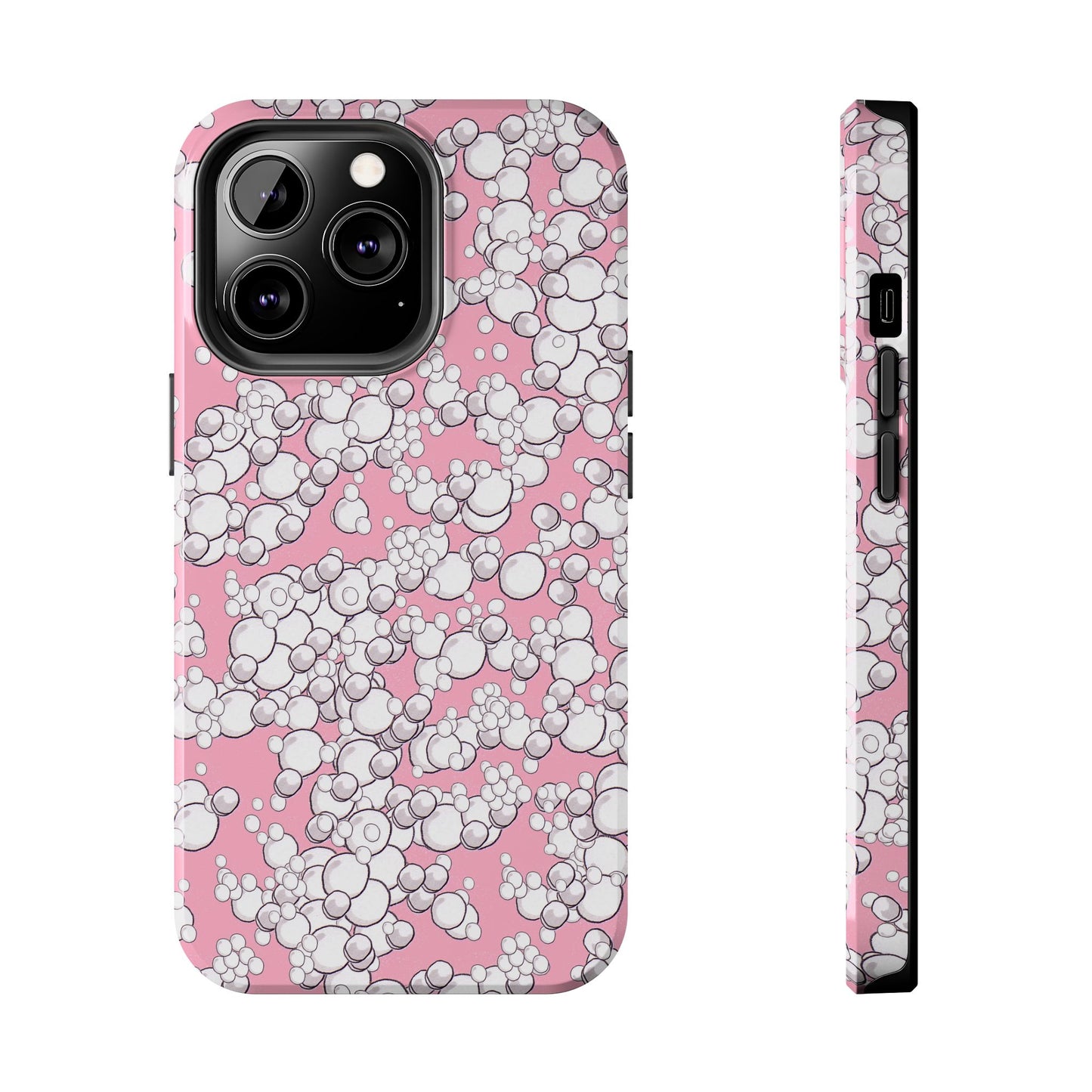 Bubble Dots Pink Phone Case