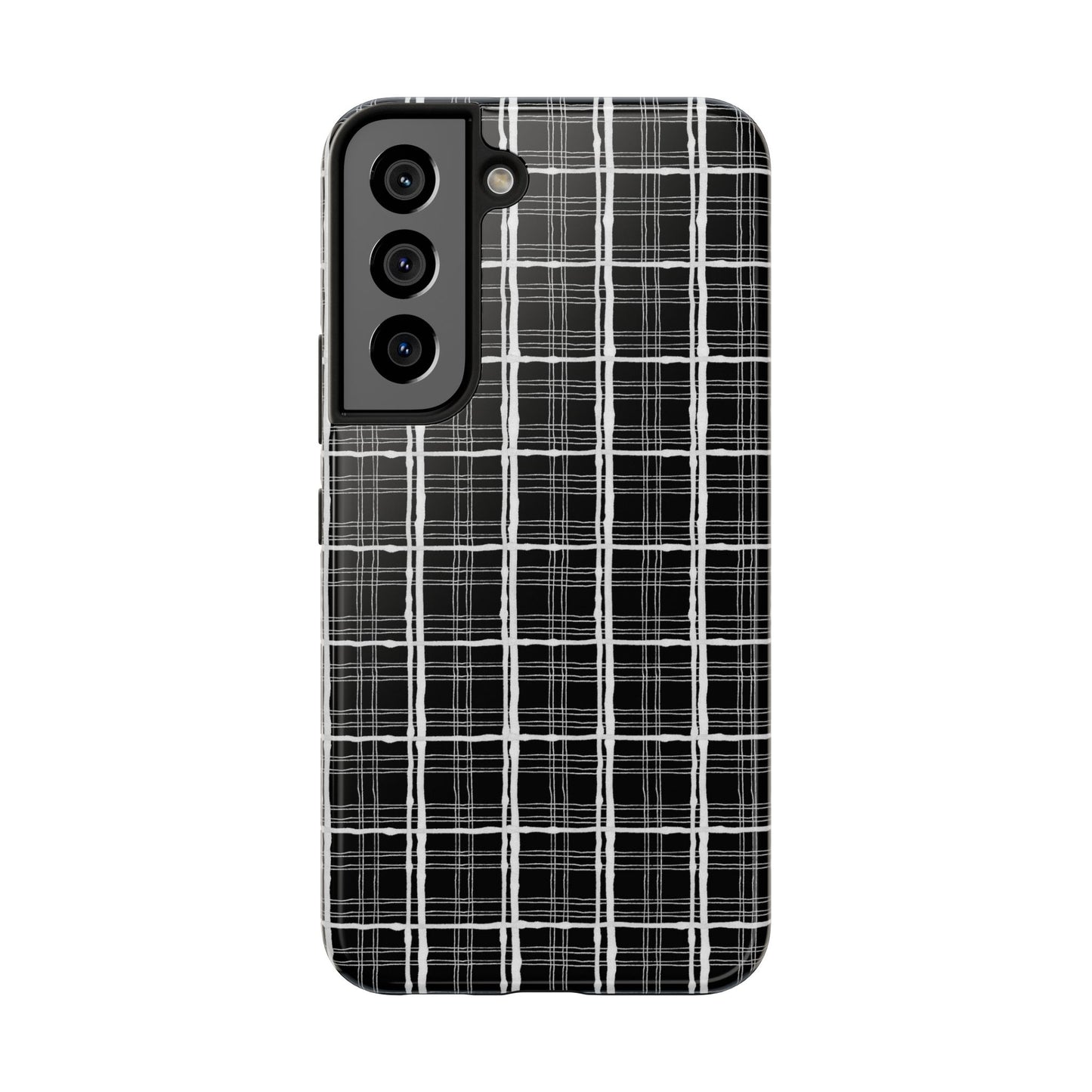 Sophistiplaid Black / White Phone Case