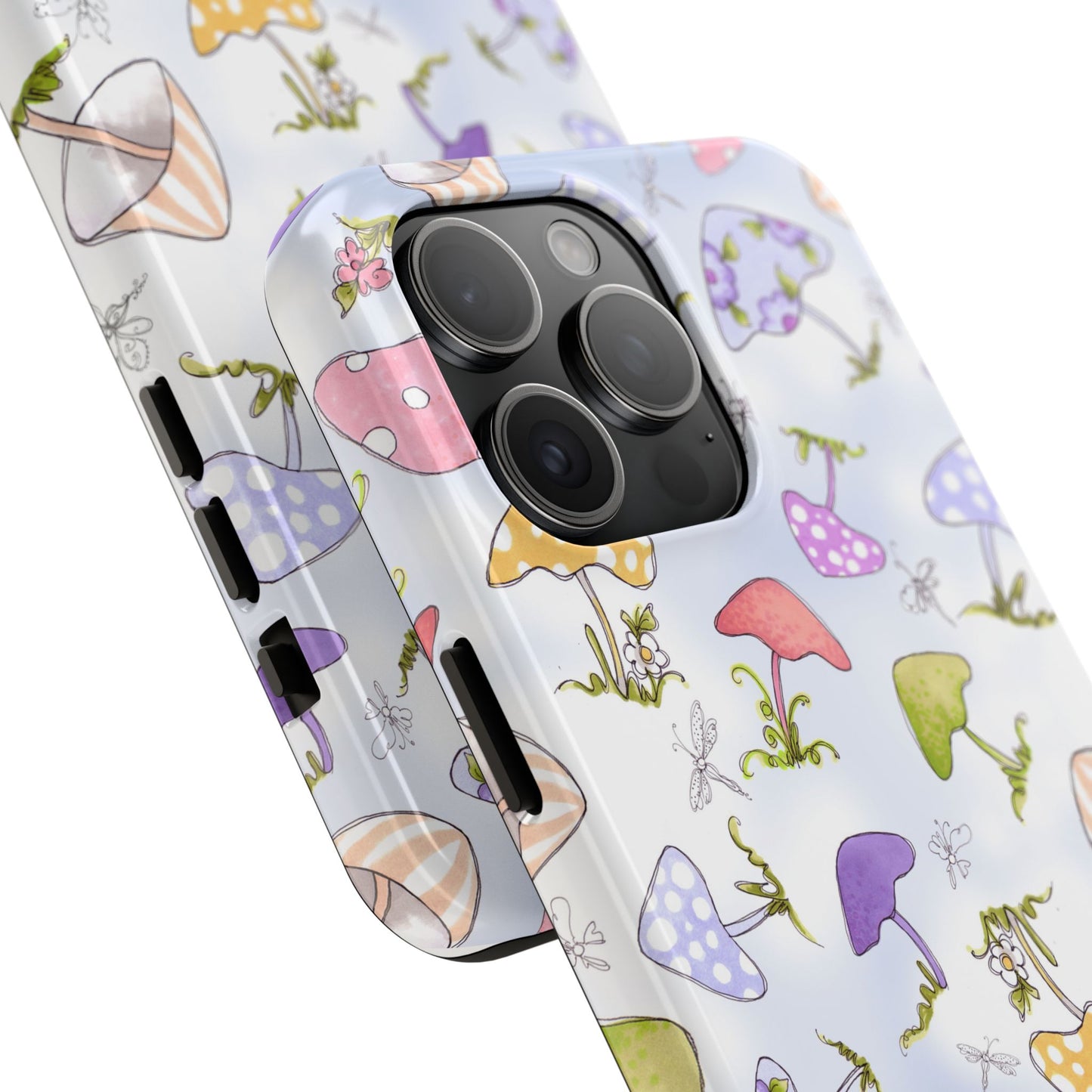 Mushroom Toss Blue Phone Case