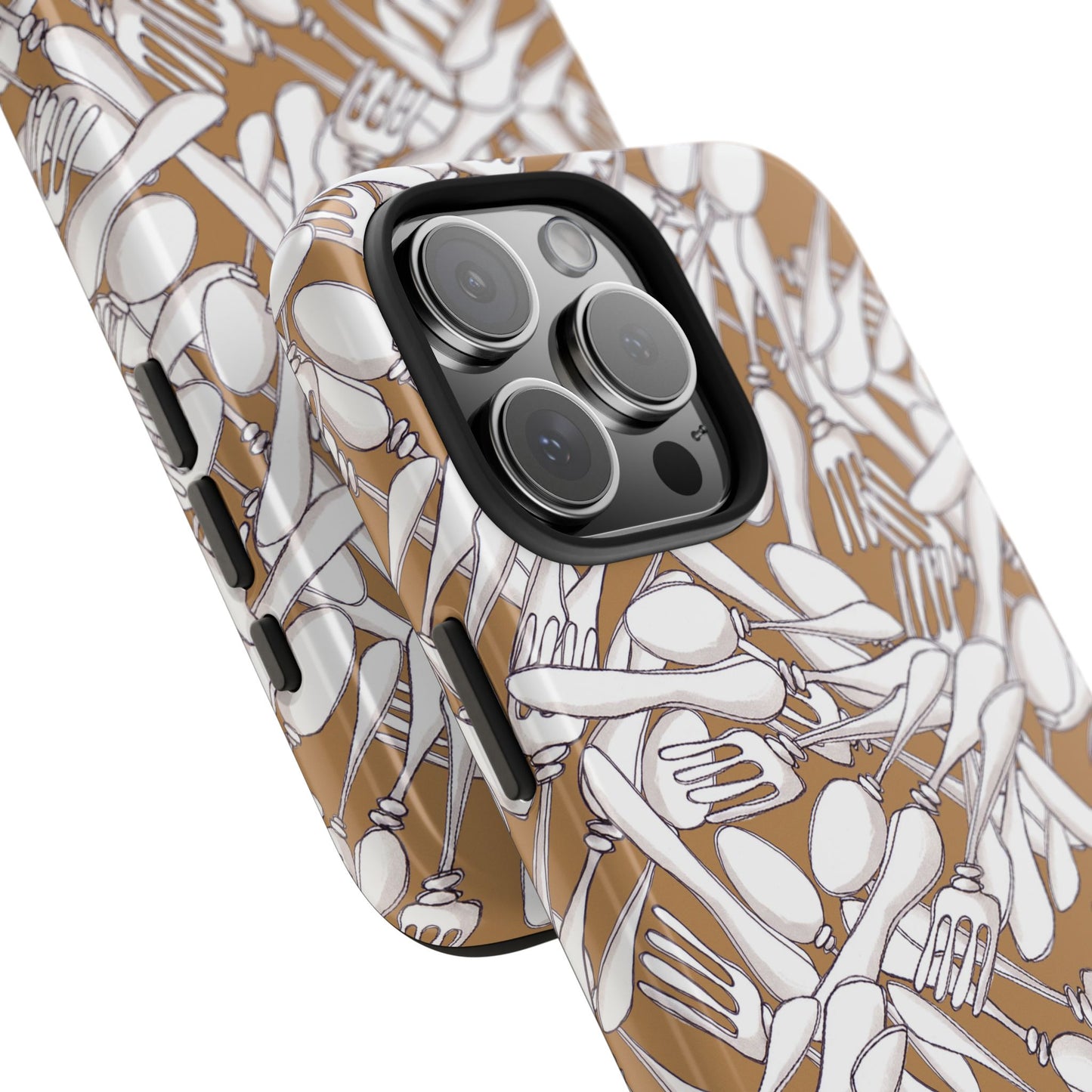 Silverware Wars Brown Phone Case