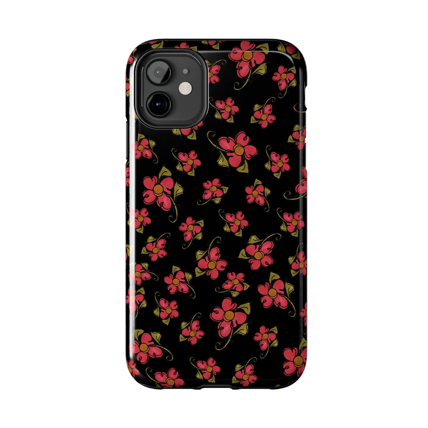 Daisy Caper Black Phone Case