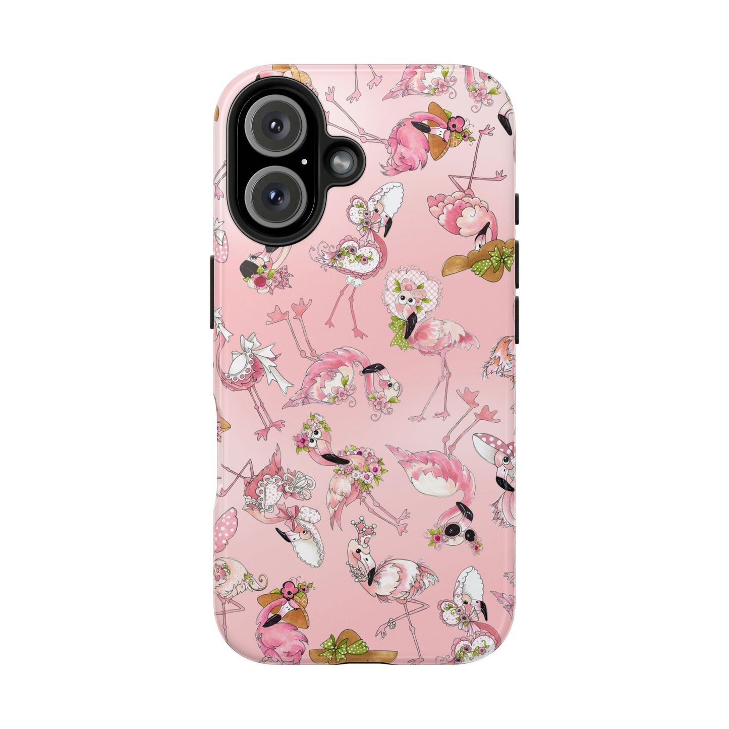 Tossed Flams Pink Phone Case