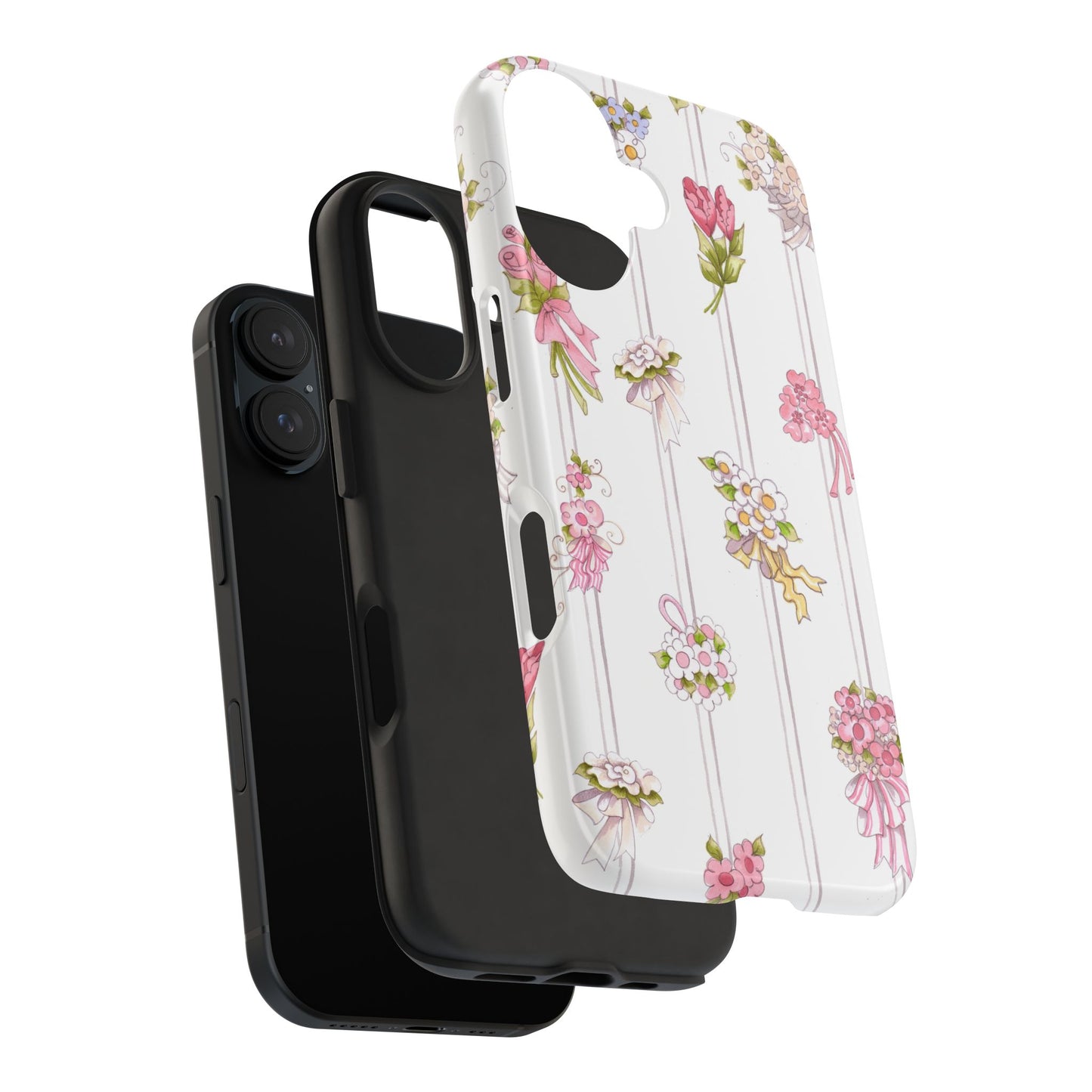 Bouquet Stripe Phone Case