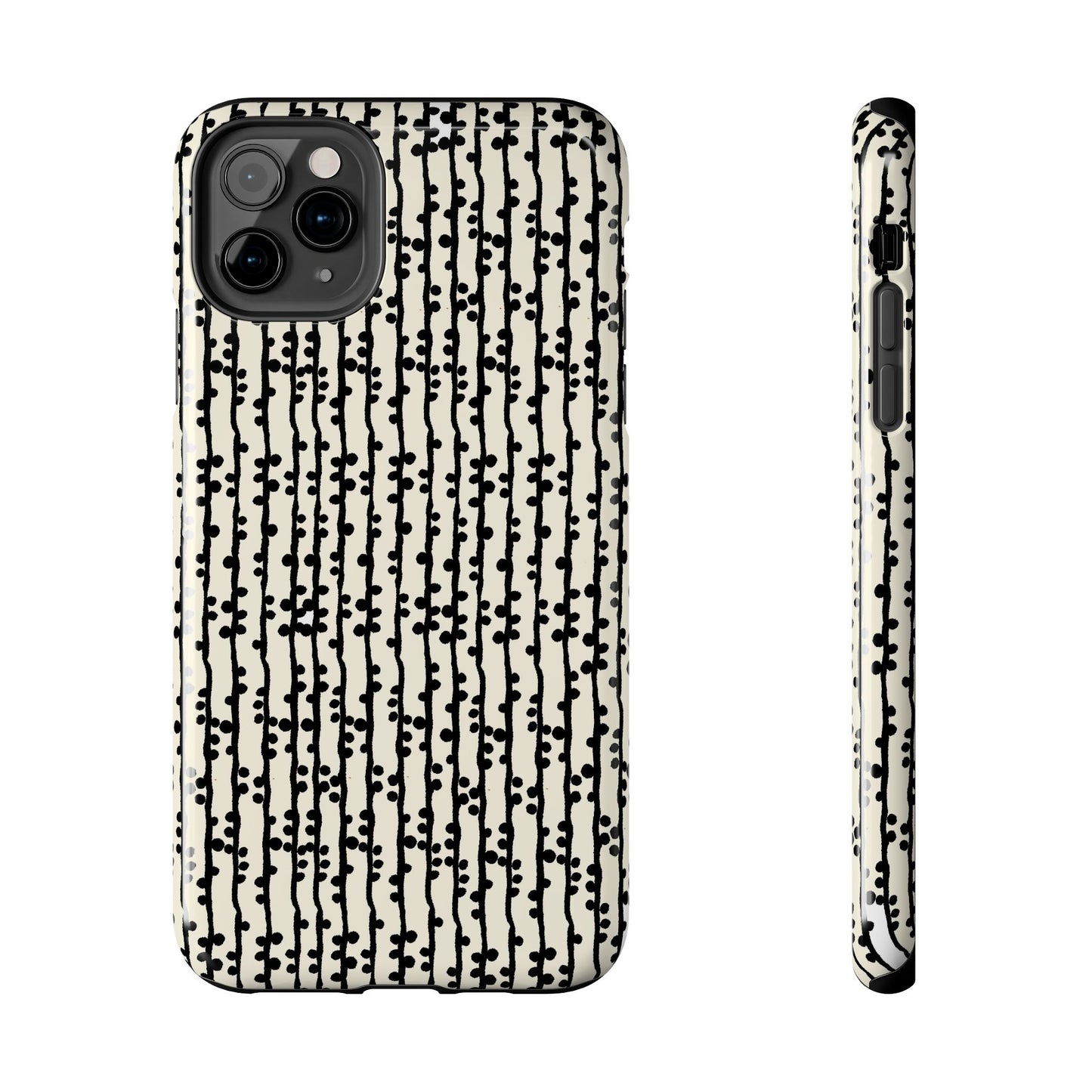 Loopy Stripe Bone Phone Case