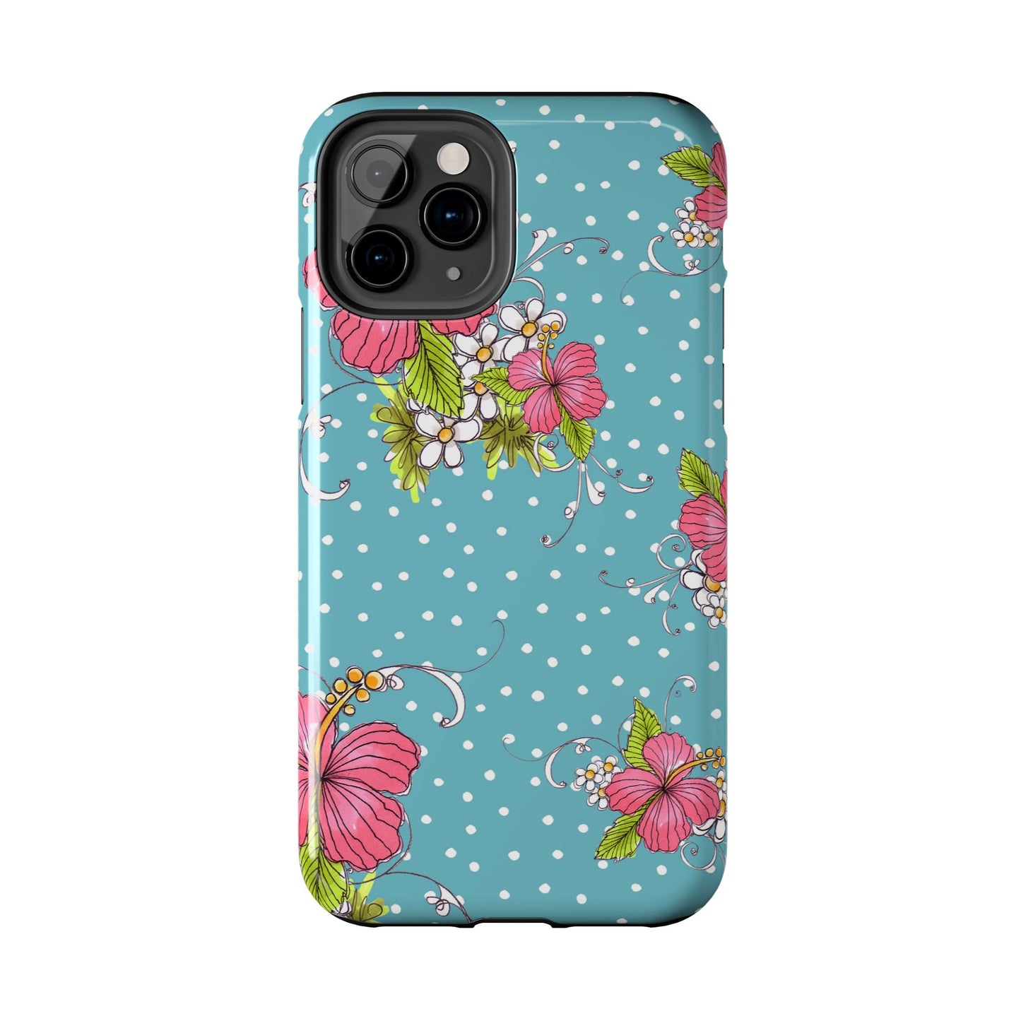 Lady Luau Turquoise Phone Case