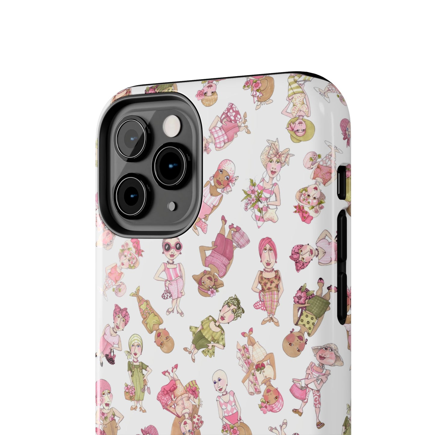 Tossed Ladies White Phone Case