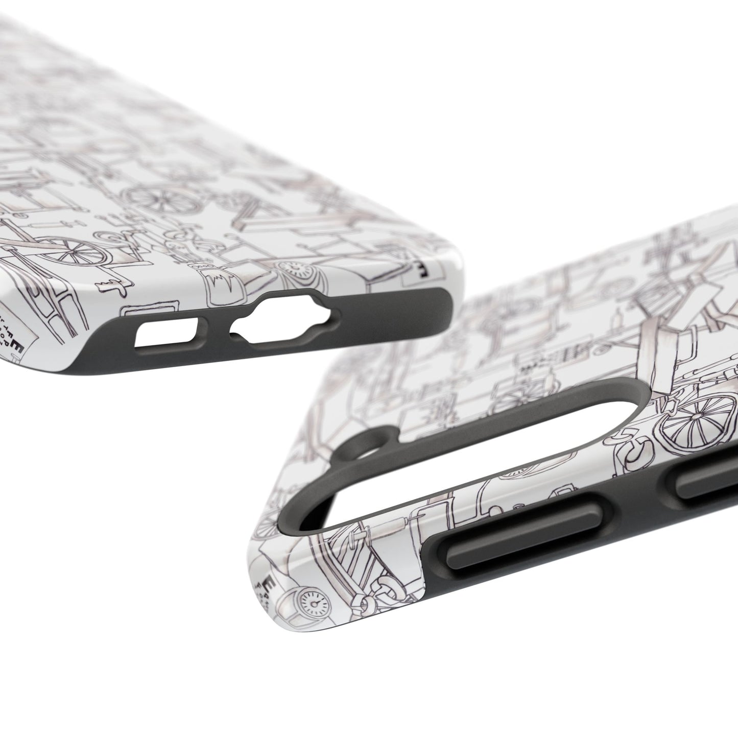 Essentials White / White Phone Case