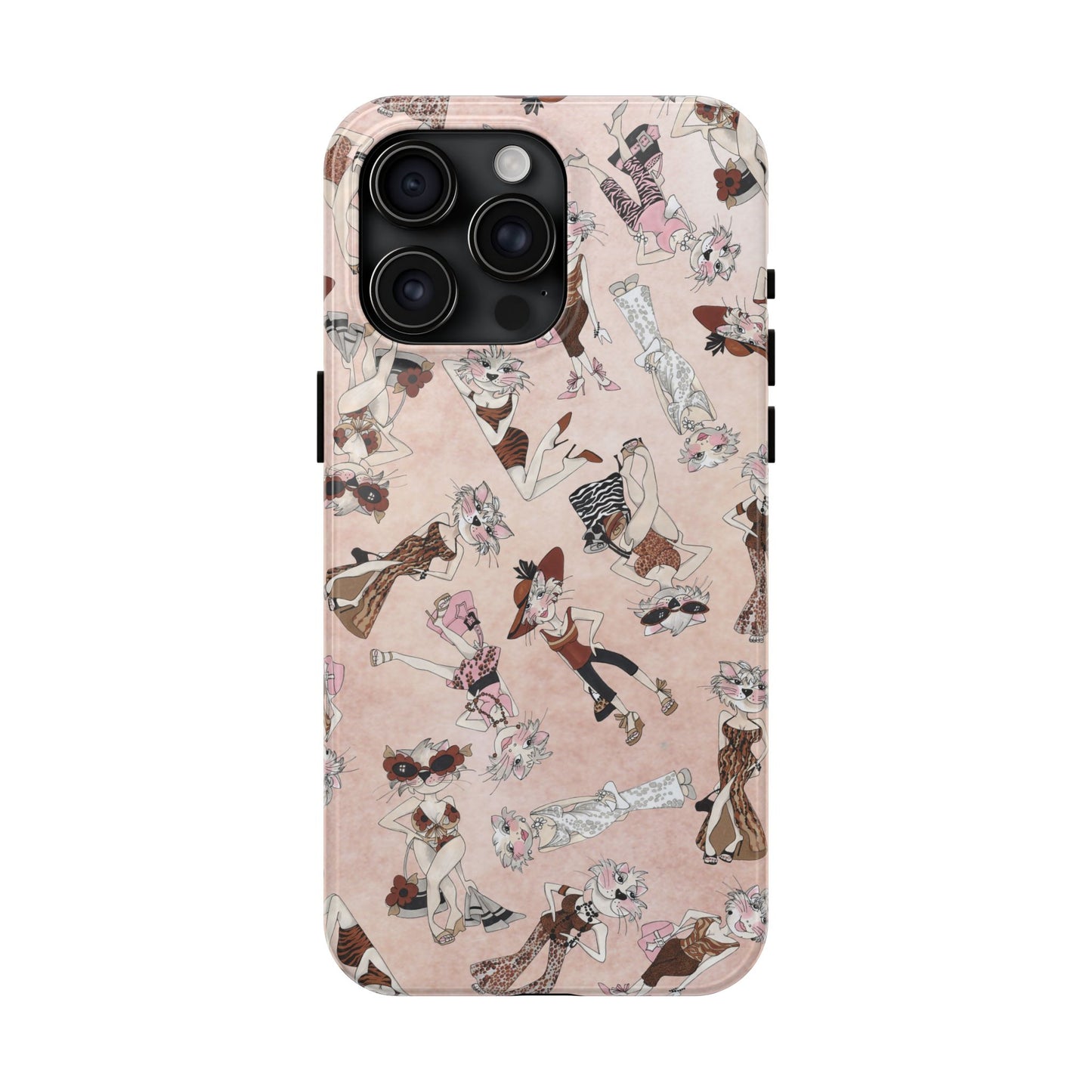 Spotted Lilies Pink Phone Case