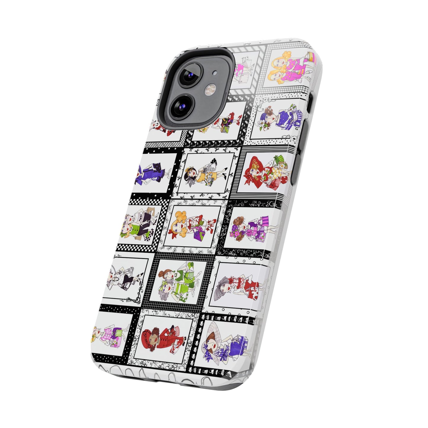 Gone Shopping White / Black Phone Case