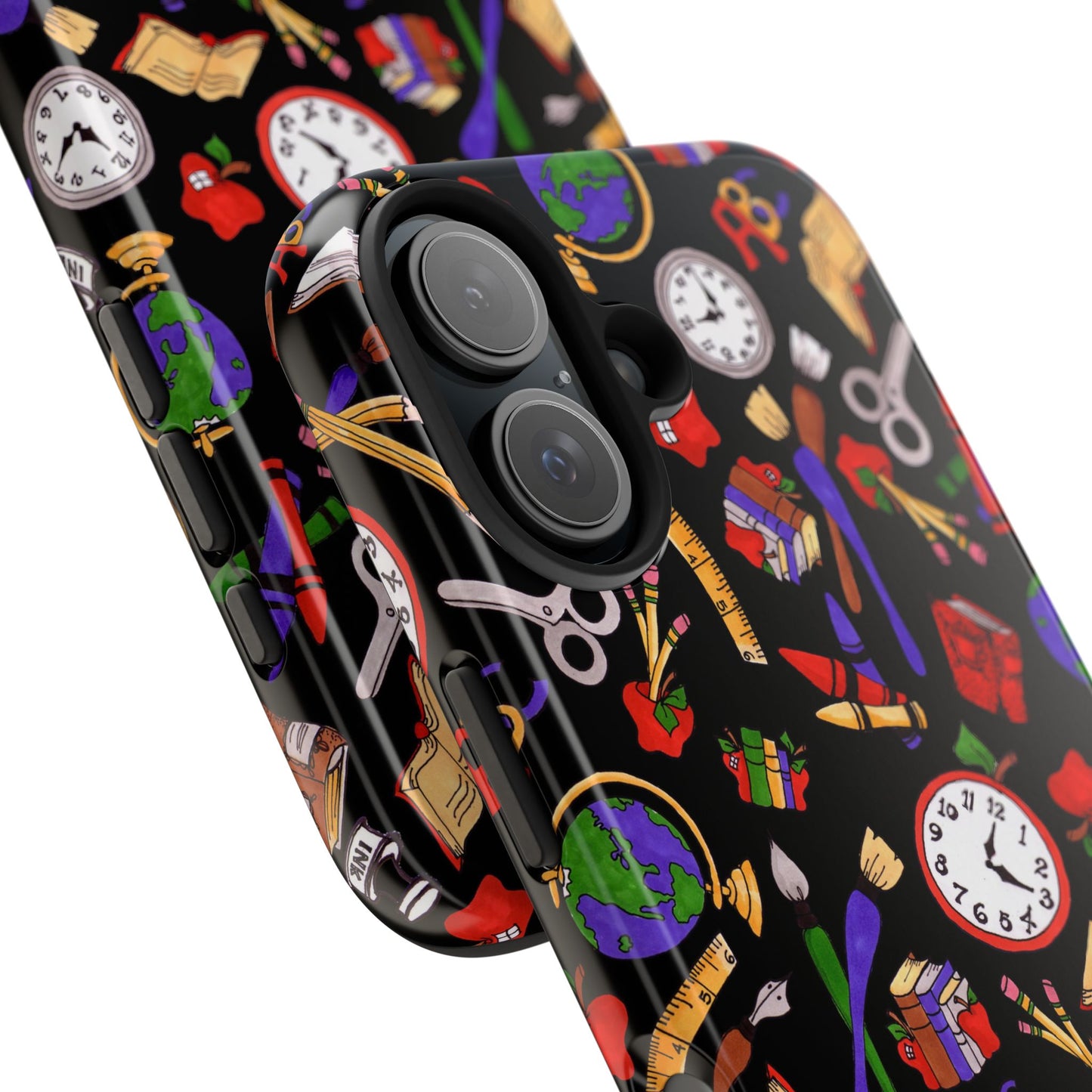 School Stuff Black Phone Case