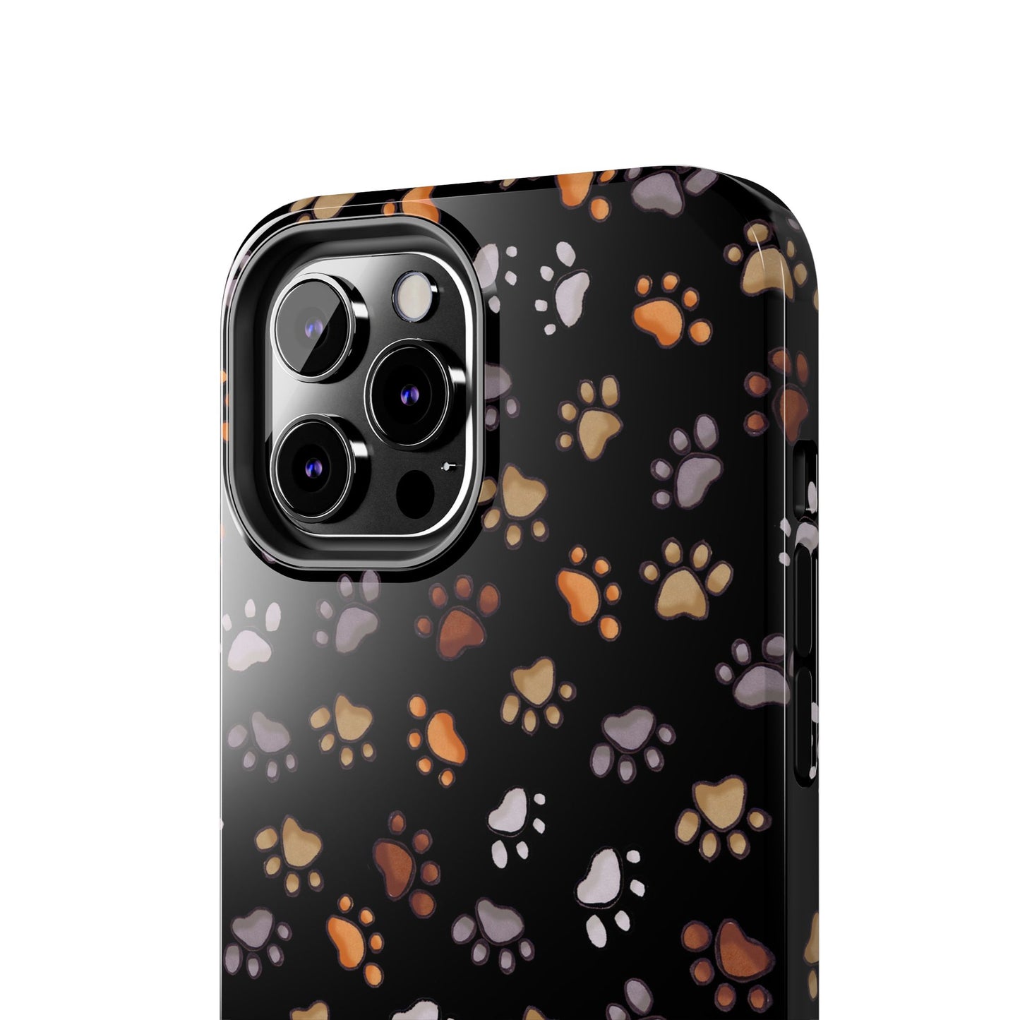 Puppy Paws Black Phone Case