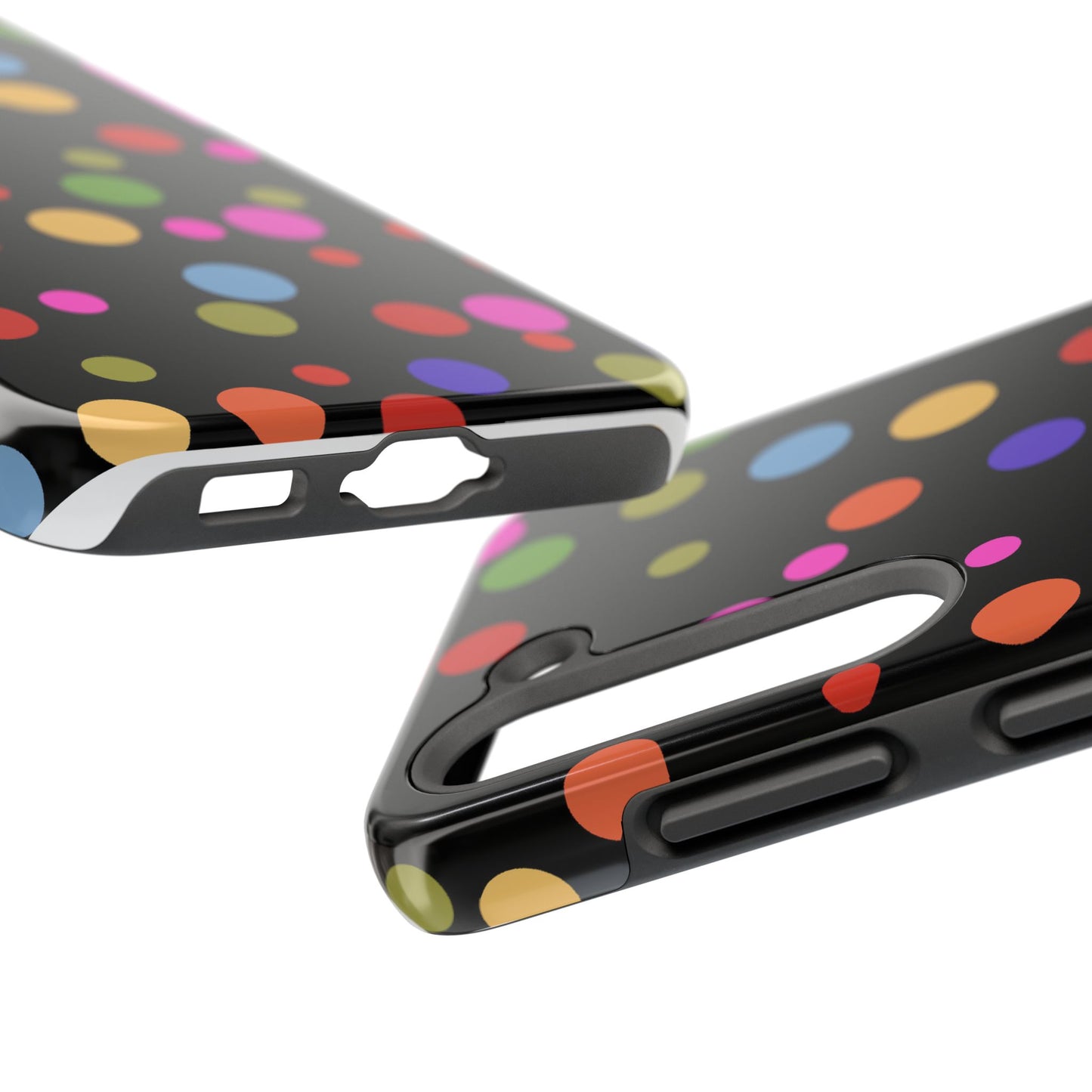 Dot Assortment Black Phone Case