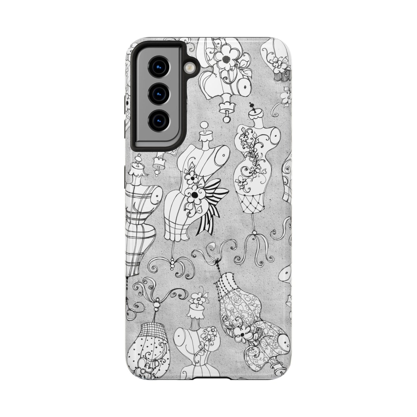 Mannequineque Silver Phone Case